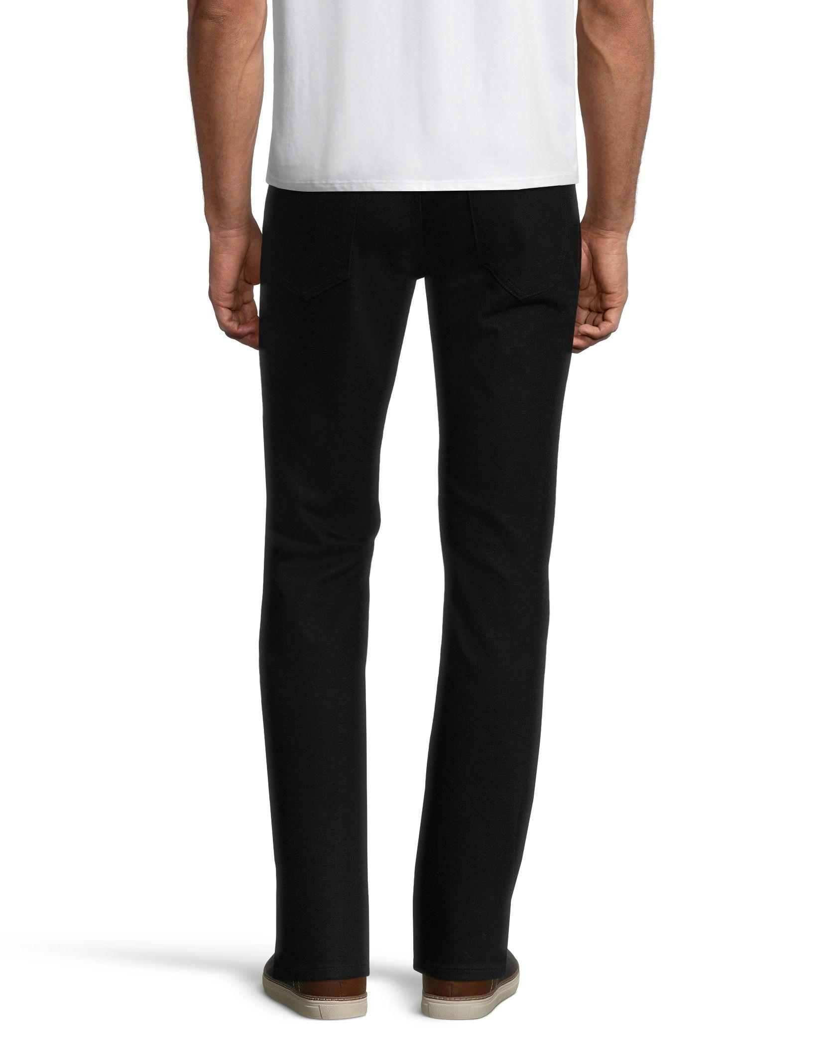 Denver Hayes Men's Value Stretch Straight Fit Jeans - Black