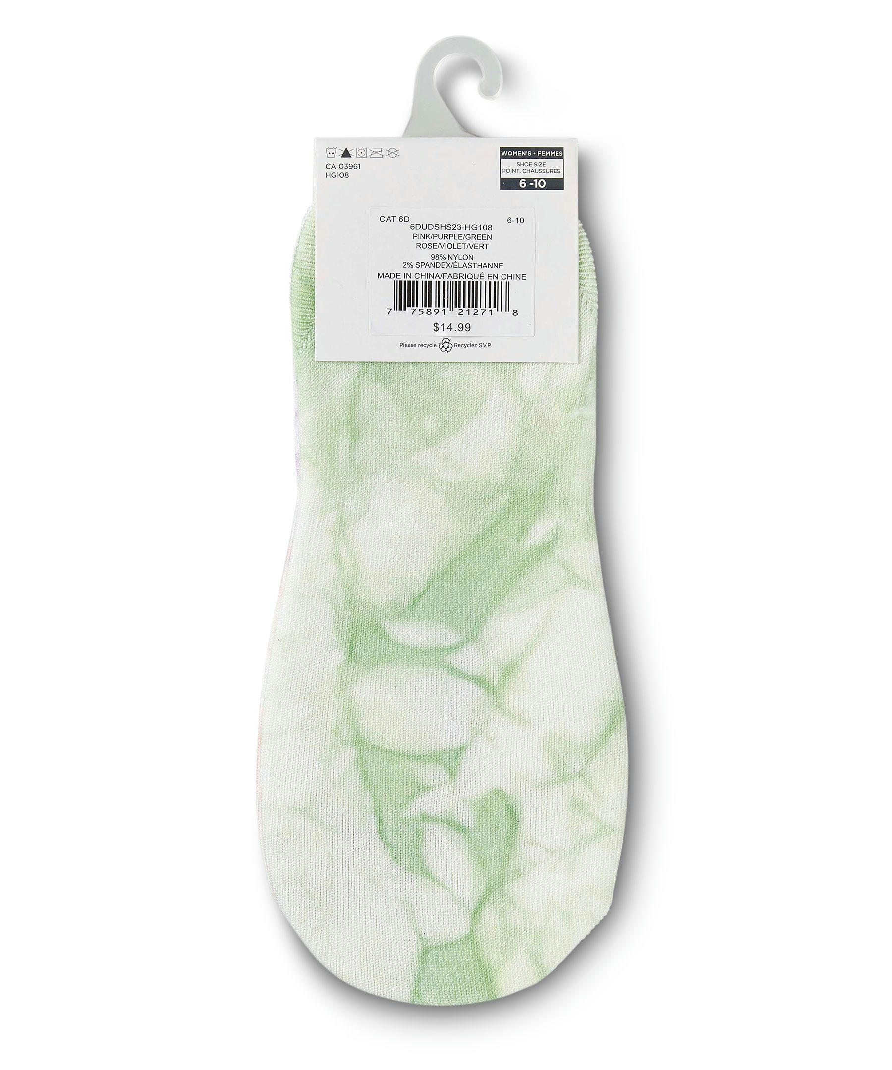 Women's 3 Pack Tie-Dye Loafer Cut Socks