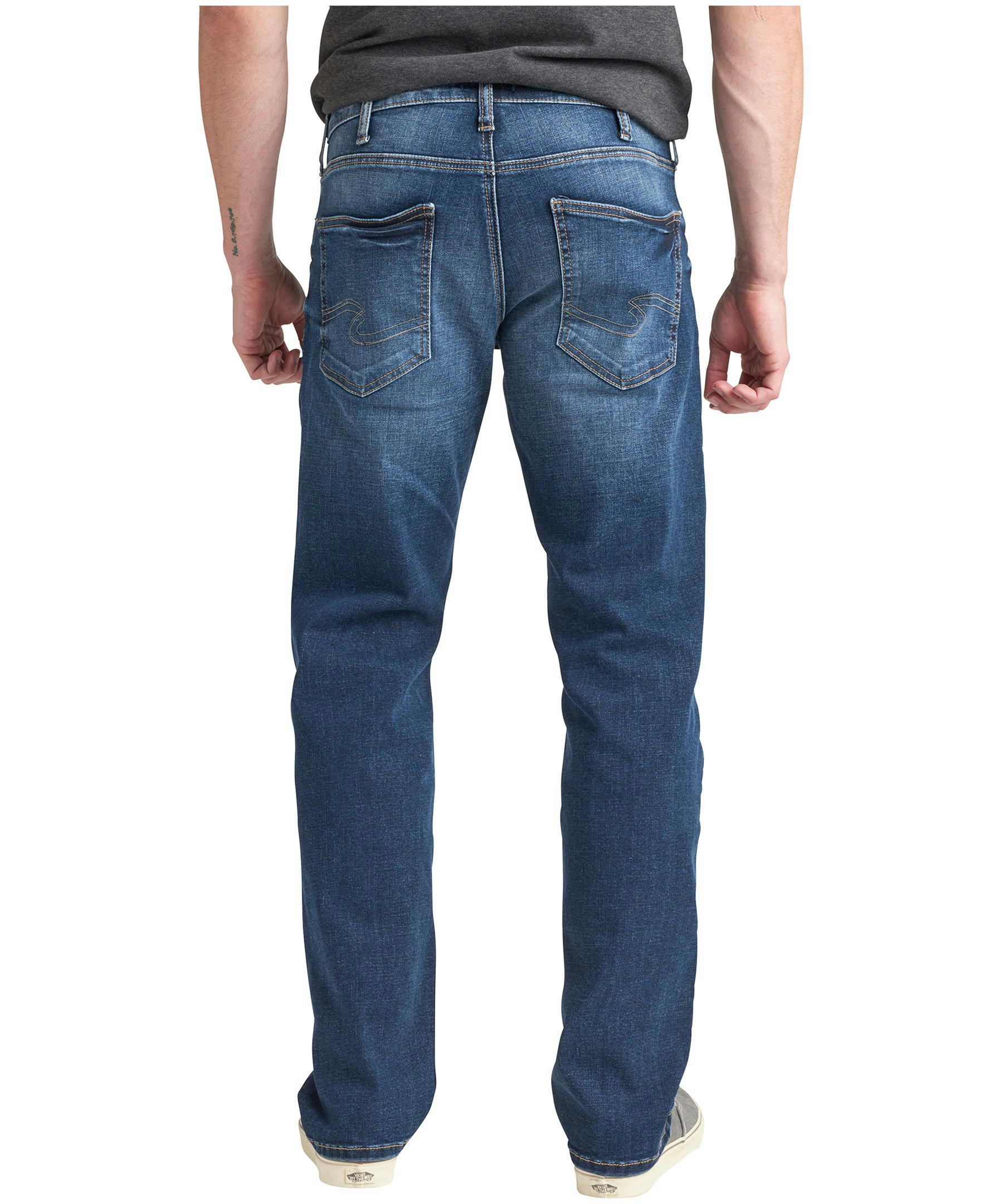 Silver Men's Eddie Tapered Leg Relaxed Fit Jeans