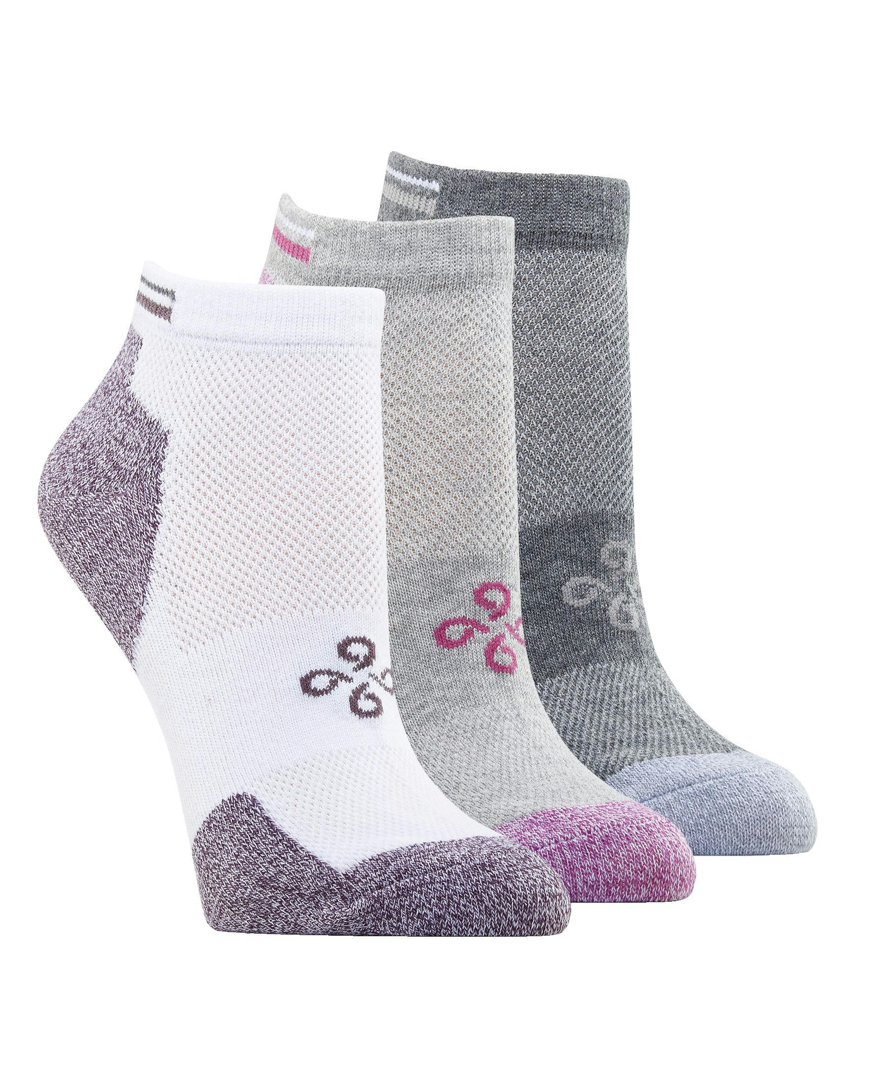 Shambhala Women's 3-Pack Mesh Ankle Sport Socks
