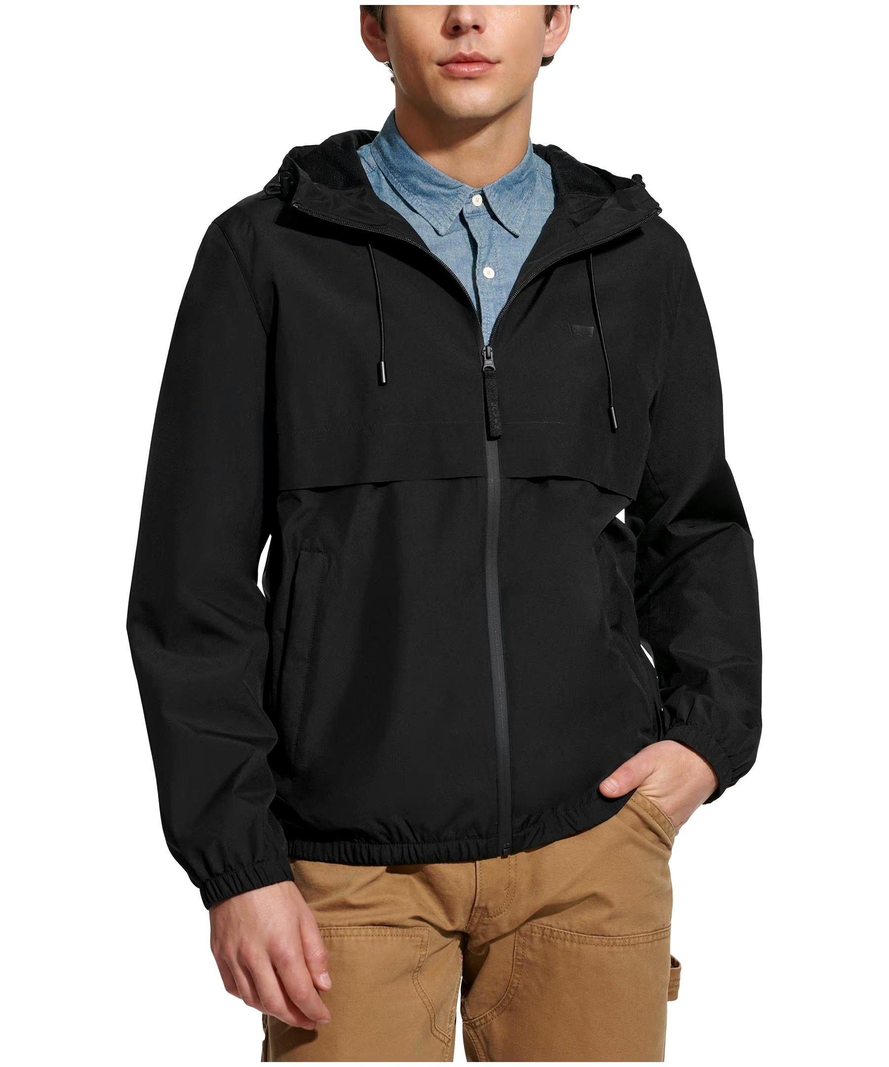 Levi's Men's Lightweight Water Resistant Rain Windbreaker