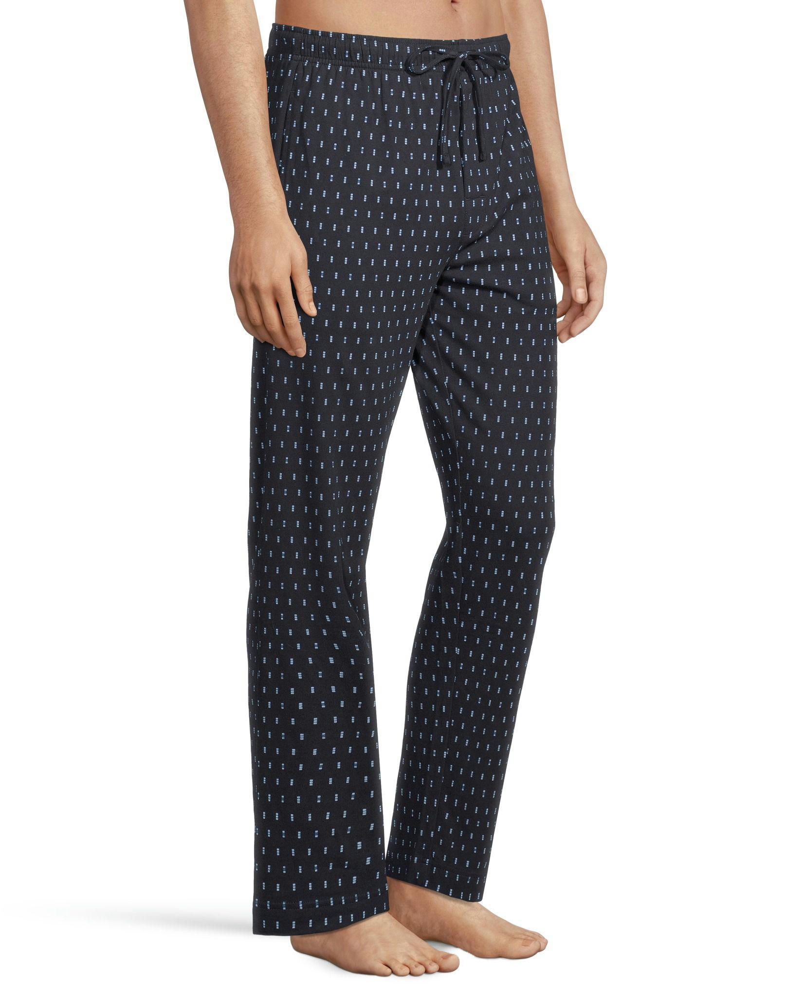 Men's Jersey Print Elastic Waist Lounge Pants