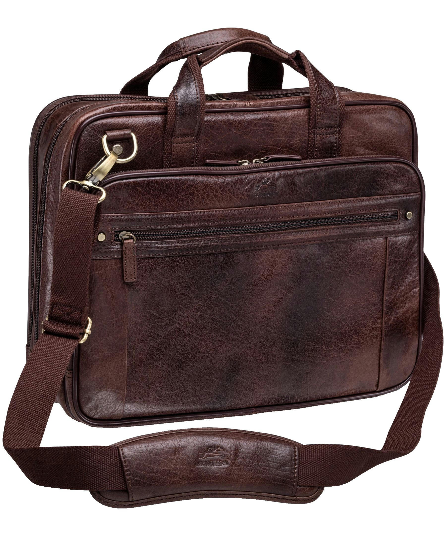 Mancini Arizona Double Compartment Briefcase
