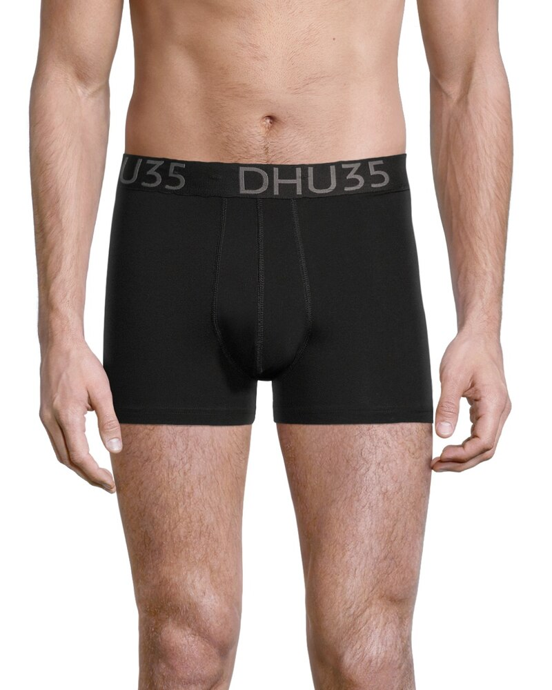 Denver Hayes Men's 2 Pack Fashion Side X Side Cotton Stretch Trunk Briefs with Elastic Waistband