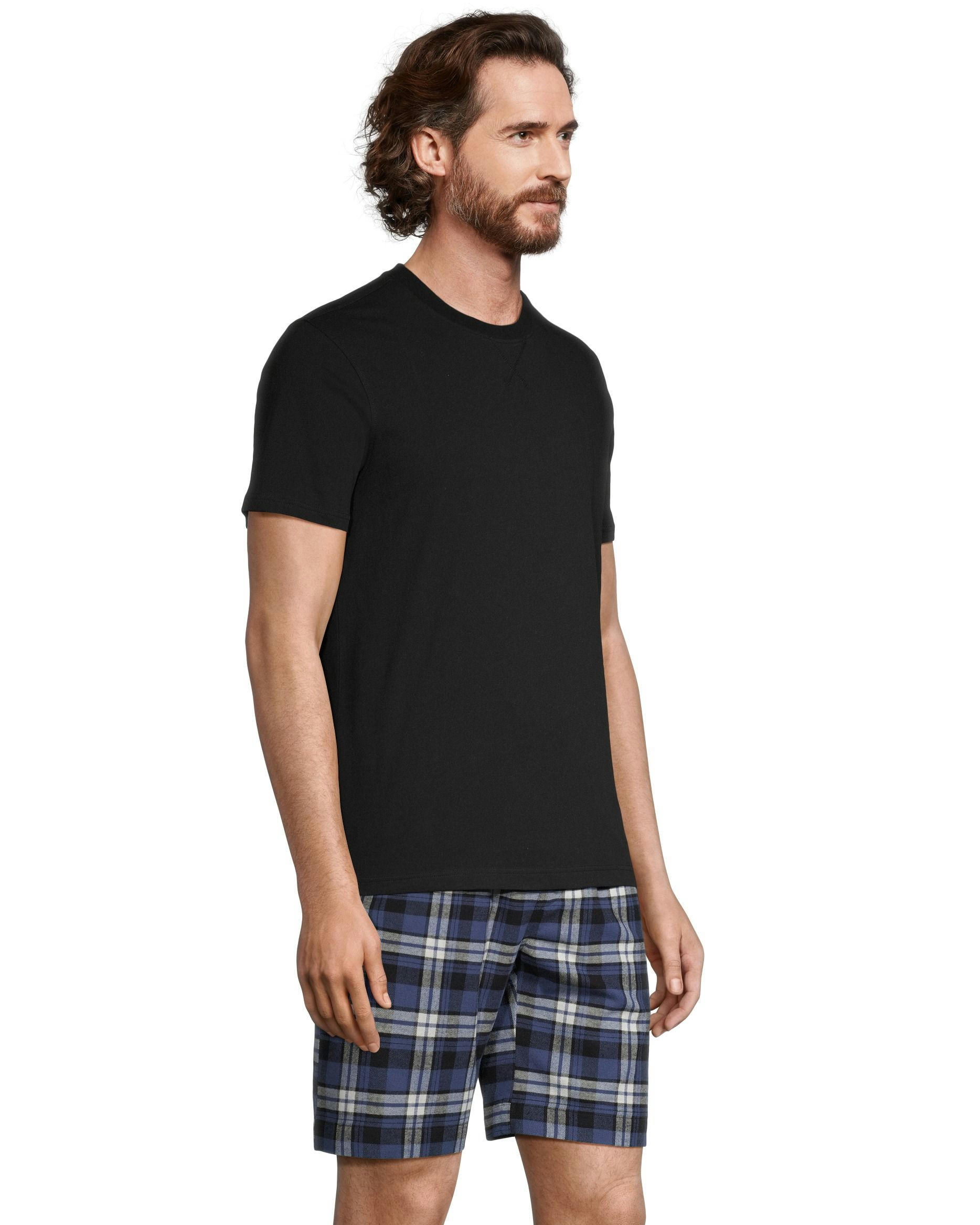 Denver Hayes Men's Woven Short and T Shirt Set