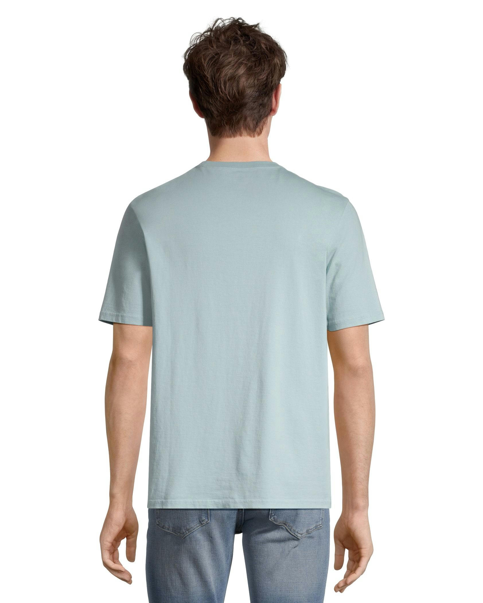 Denver Hayes Men's 50 Wash Short Sleeve Crewneck T Shirt