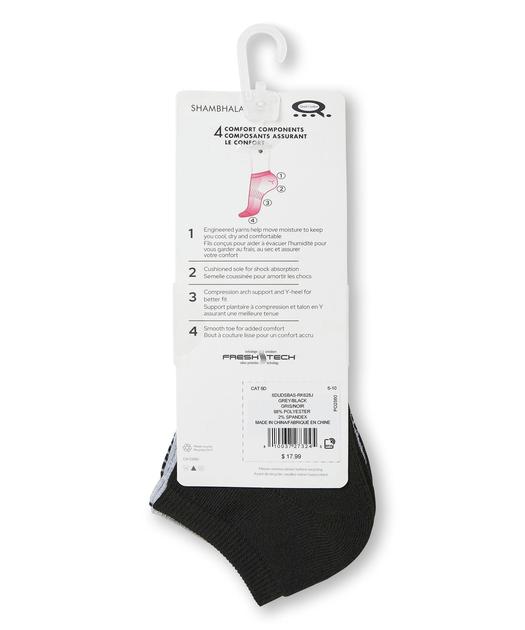 Shambhala Women's 3-Pack Low Cut Sport Socks