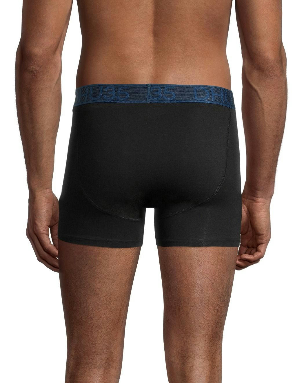 Denver Hayes Men's 3 Pack Fashion Cotton Stretch Elastic Trunk Briefs Underwear