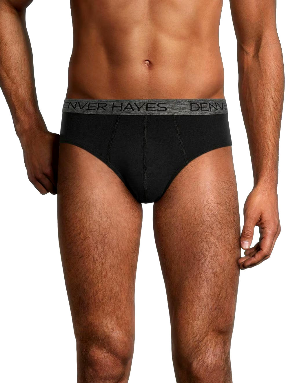 Denver Hayes Men's 4 Pack Yarn Dye Sport Briefs
