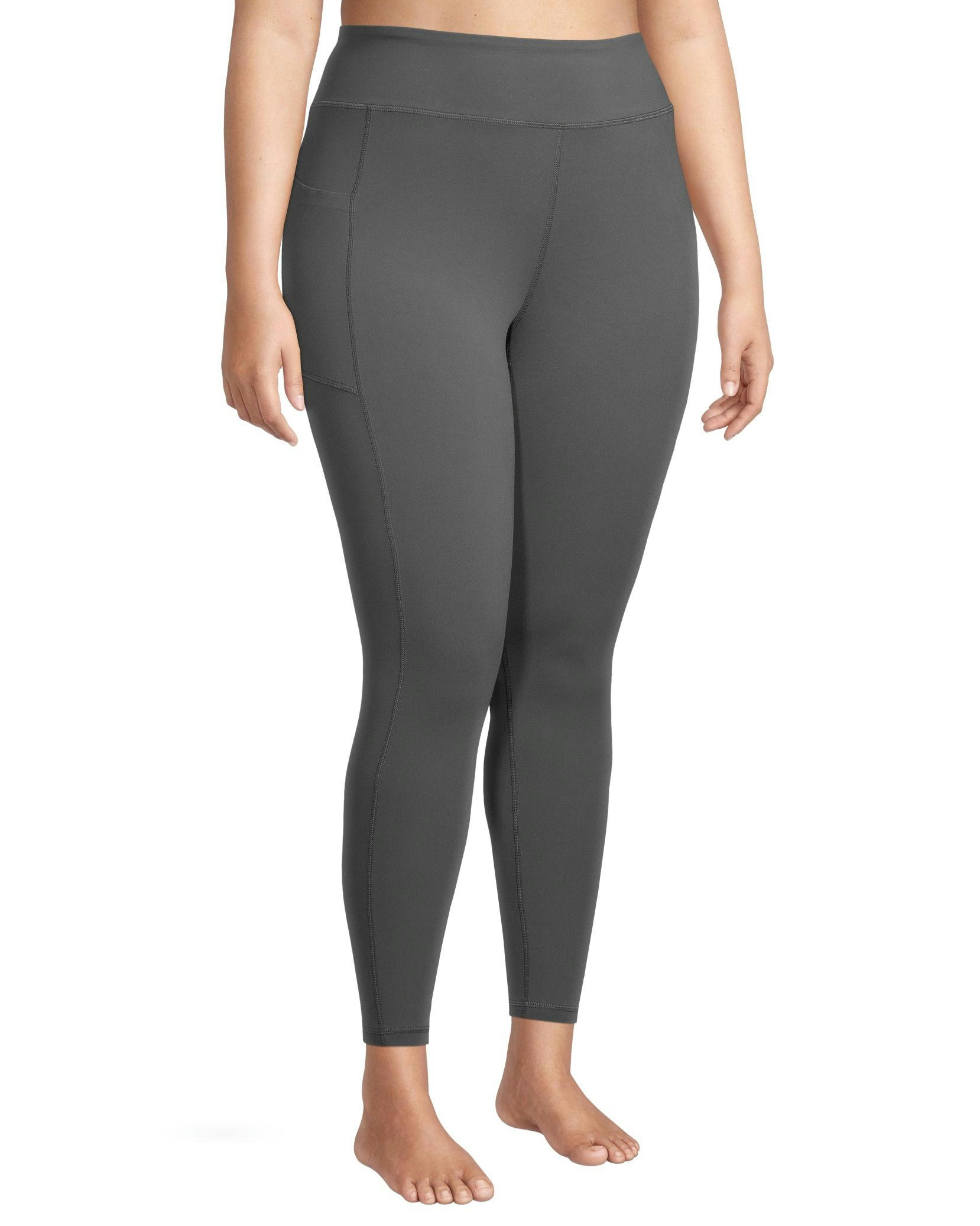 Shambhala Women’s High Rise Live-in Comfort Legging with Side Pocket - 7/8 Length