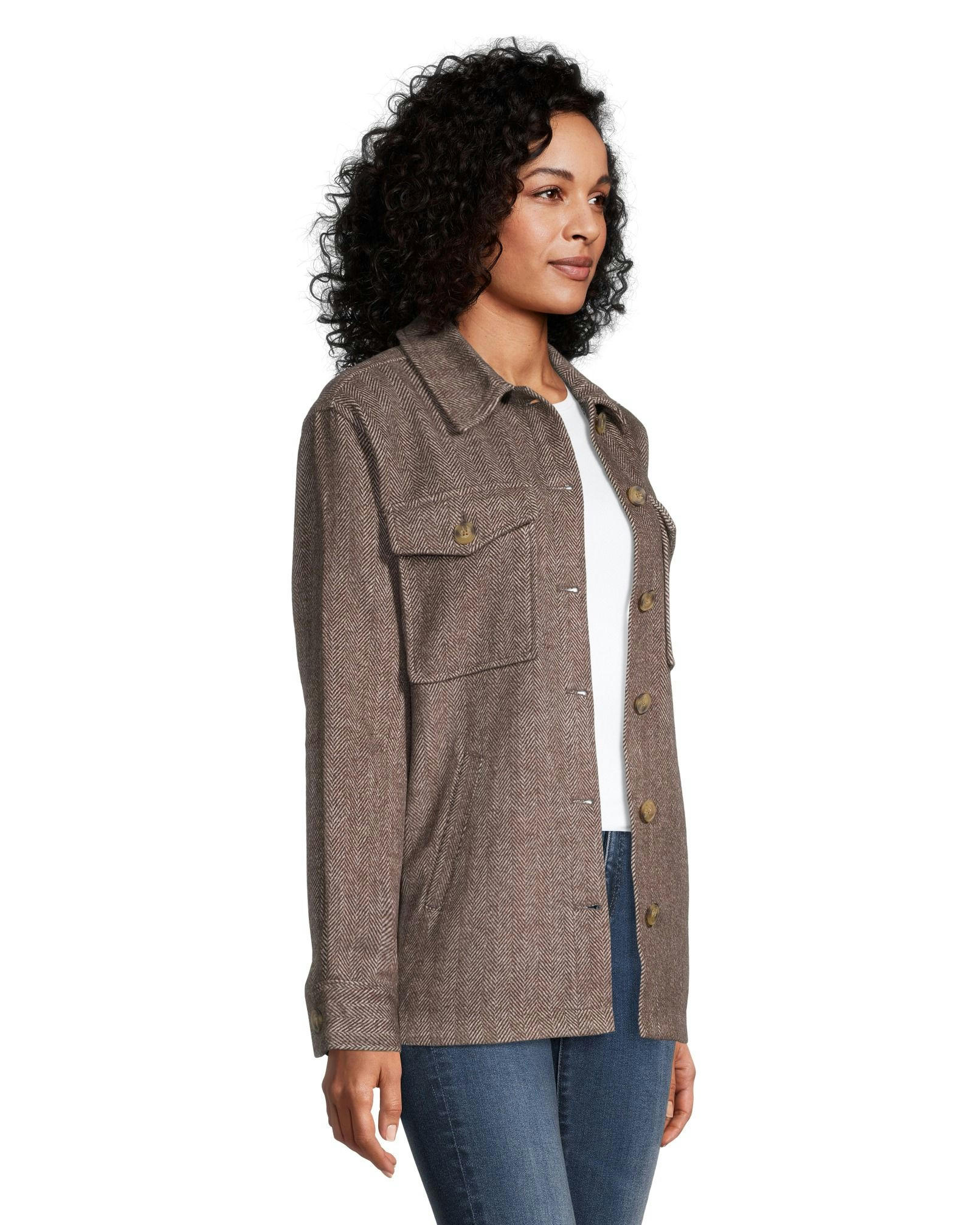 Denver Hayes Women's Button Down Shacket