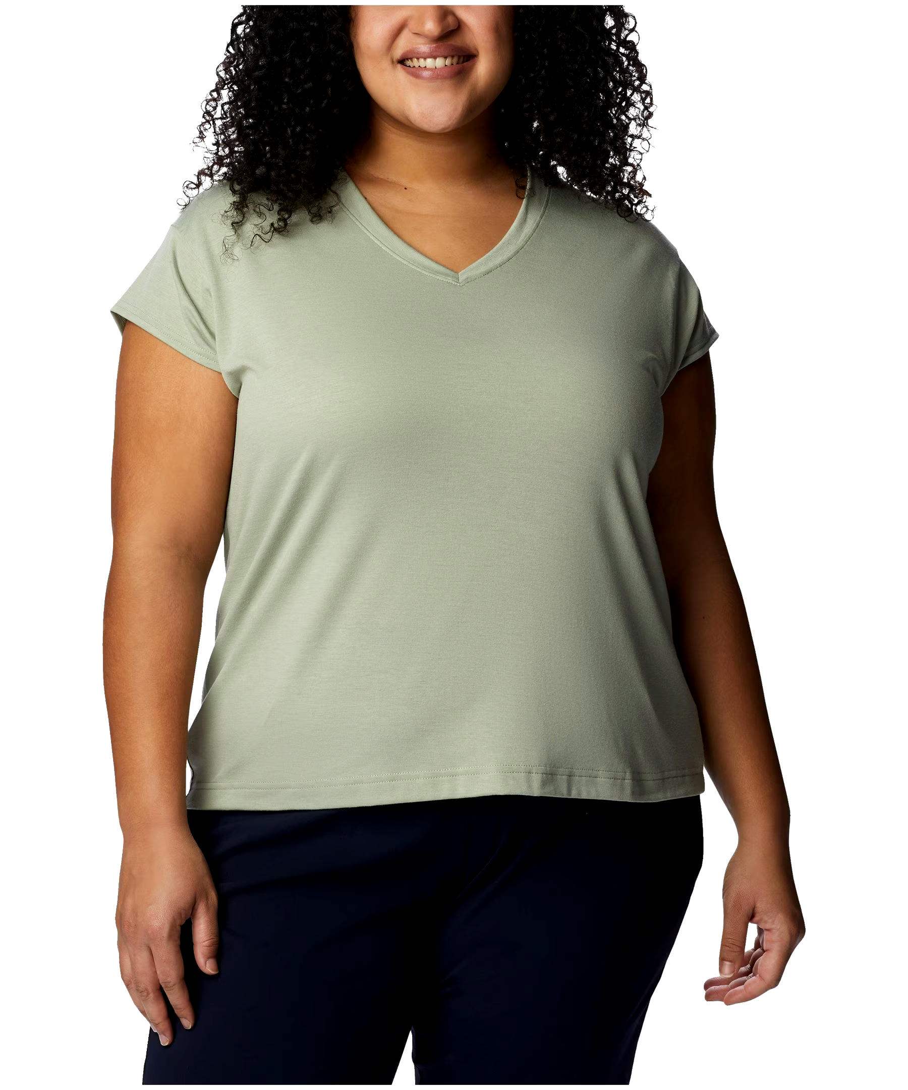 Columbia Women's Boundless Beauty Omni-Wick V-Neck T Shirt