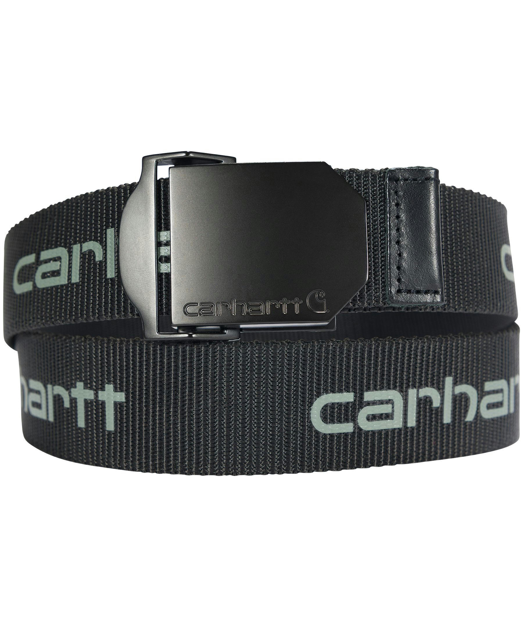 Carhartt Men's Nylon Webbing Ladder Lock Belt - Black