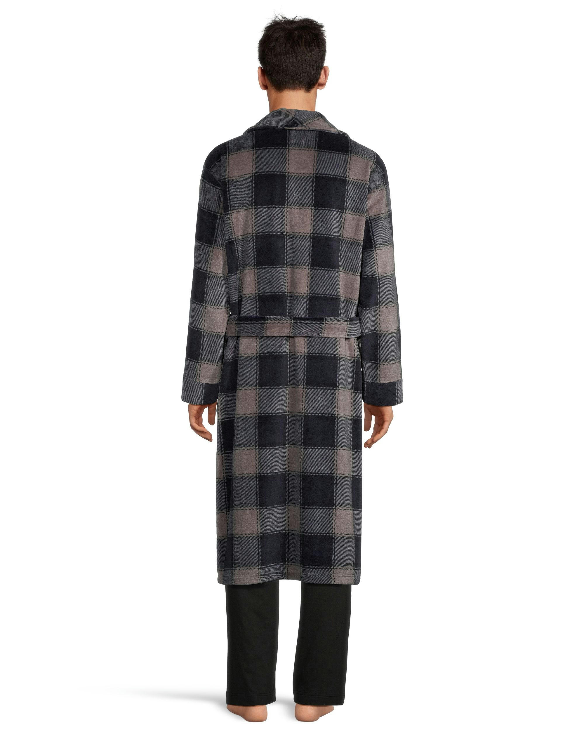 Denver Hayes Men's Cozy Fleece Robe