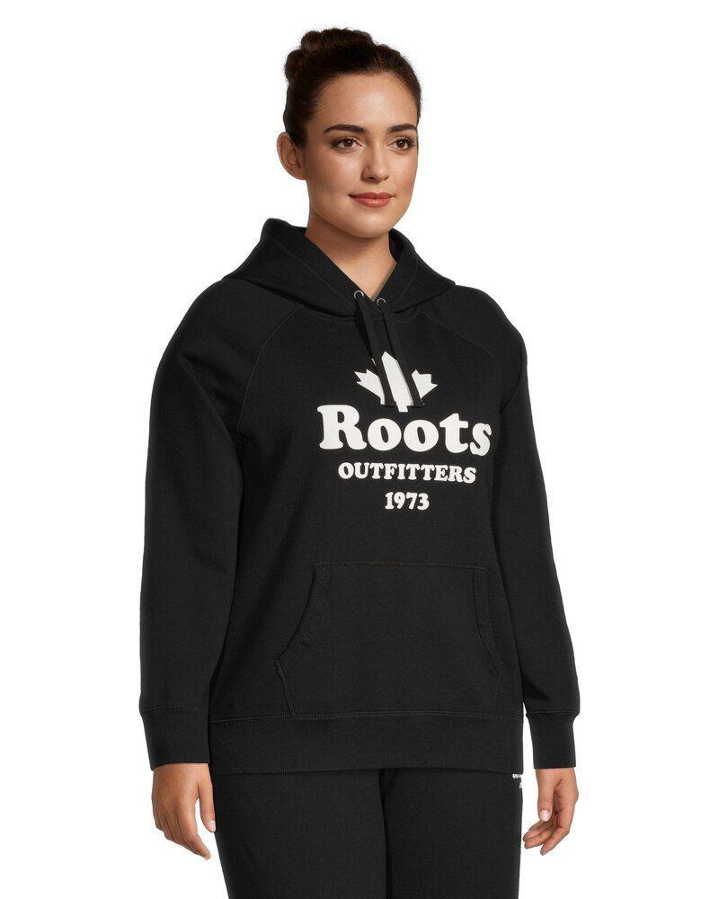 ROOTS Women's Fleece Kangaroo Hoodie Sweatshirt