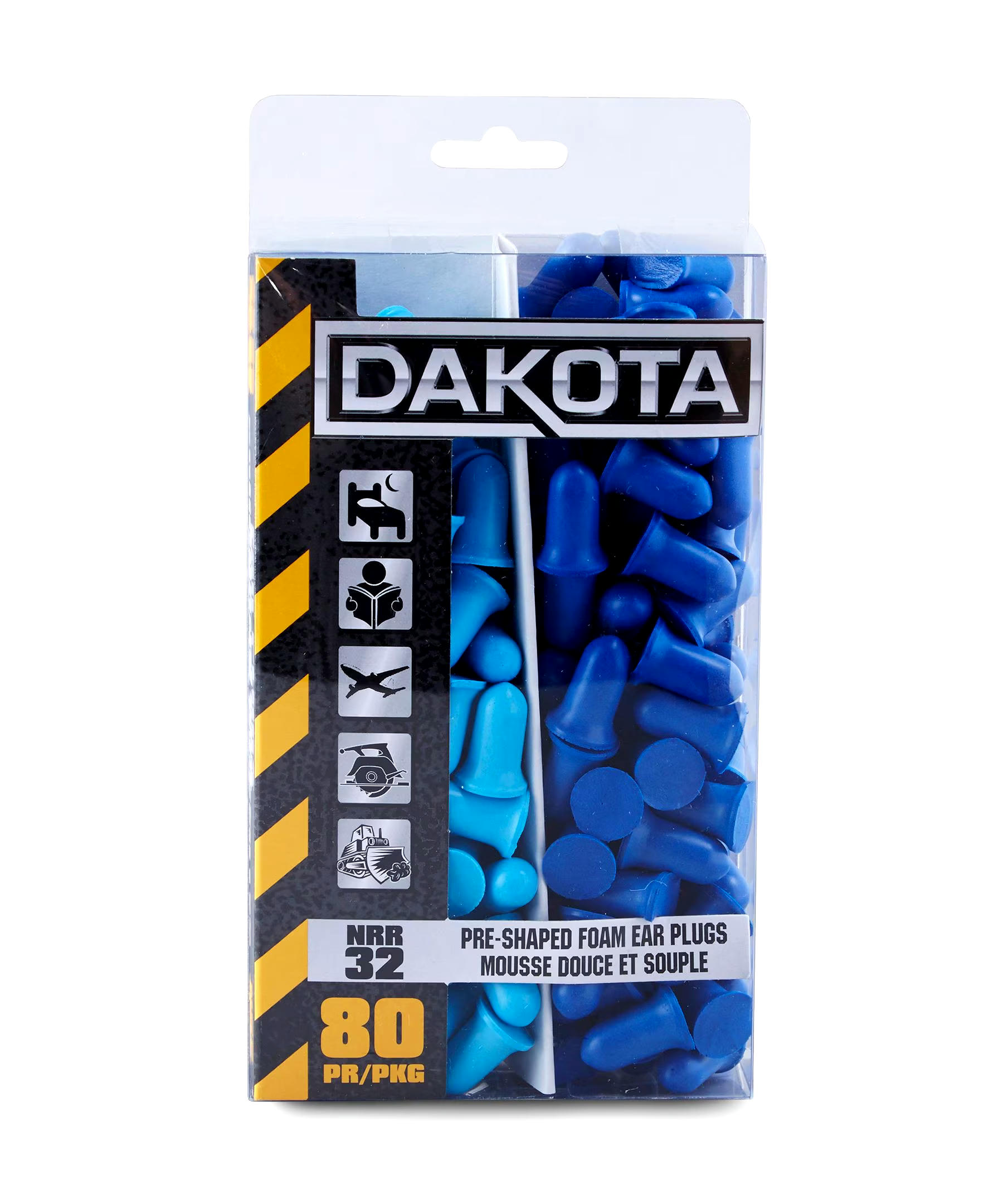 Dakota 80/Box Foam Ear Plugs