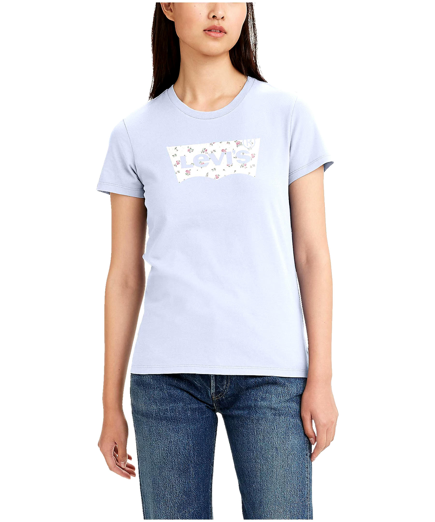 Levi's Women's Graphic The Perfect Tee Crewneck T Shirt