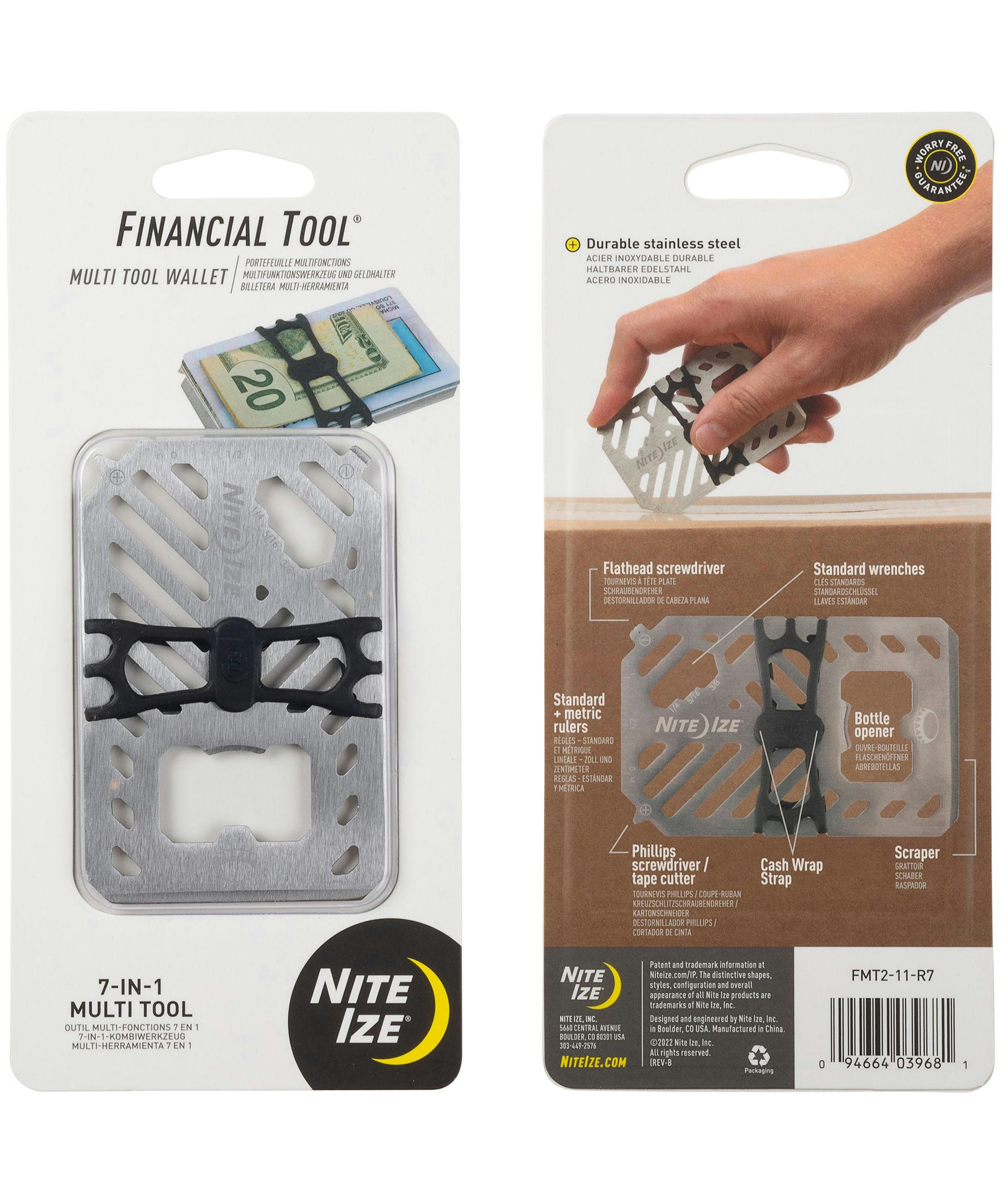 Nite Ize Multi-Tool Wallet- Stainless Steel