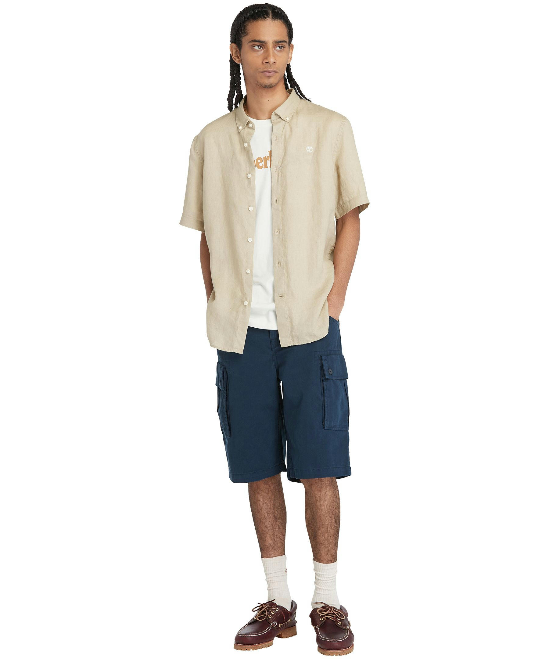 Timberland Men's Bookline Twill Cargo Shorts