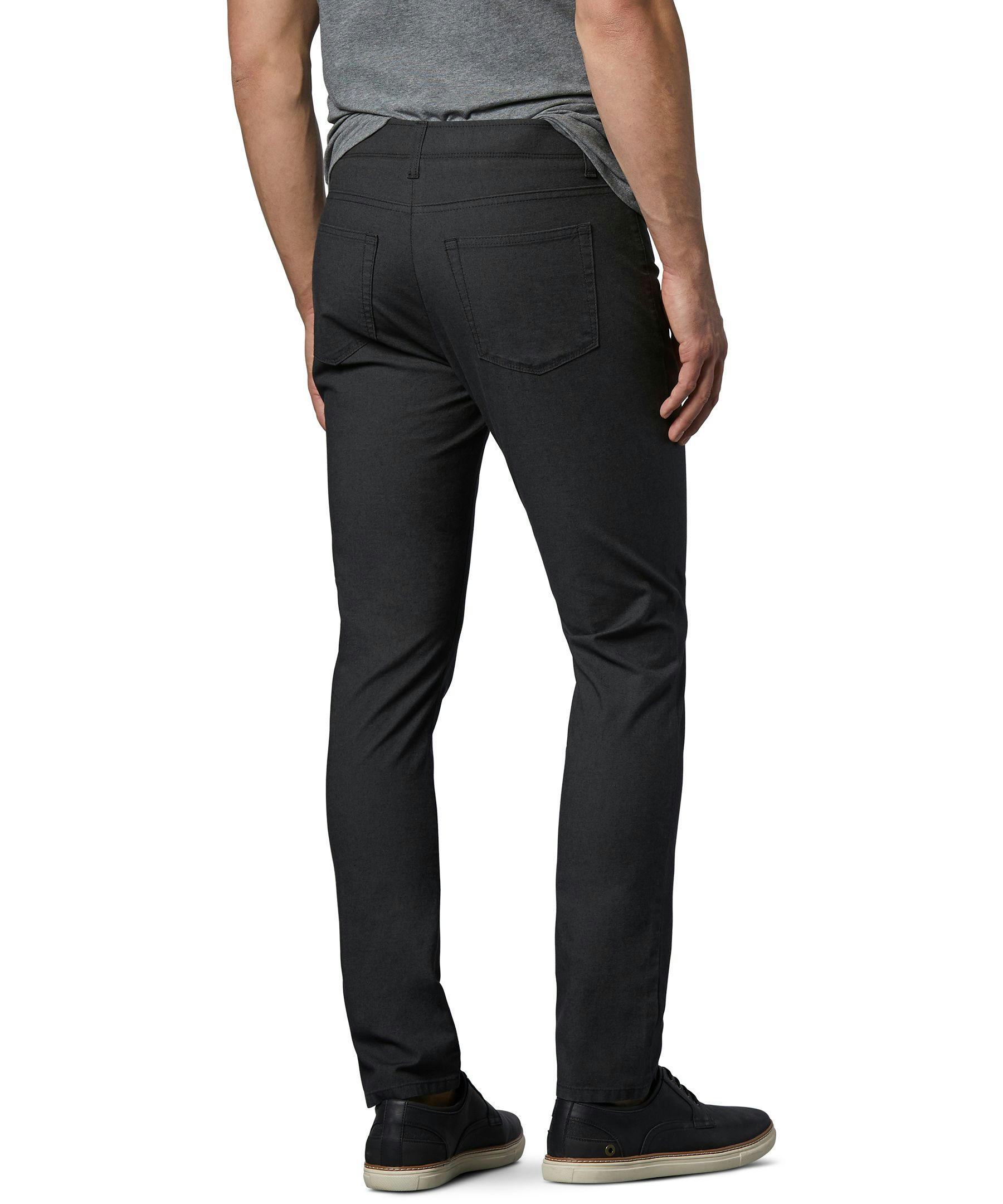 Denver Hayes Men's Stretch 5 Pocket Slim Chino Pants