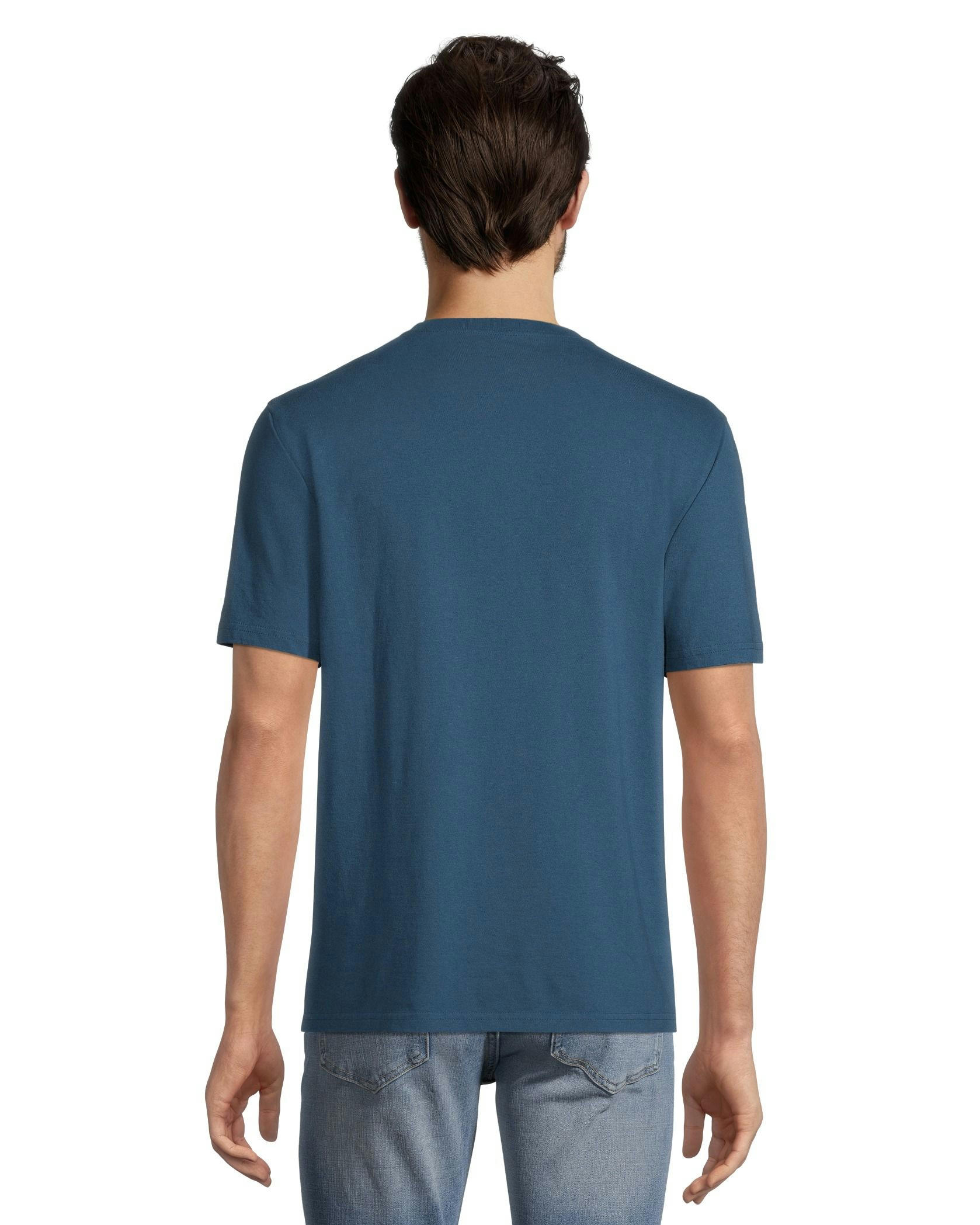 Men's 50 Wash Short Sleeve Classic Fit Henley Shirt