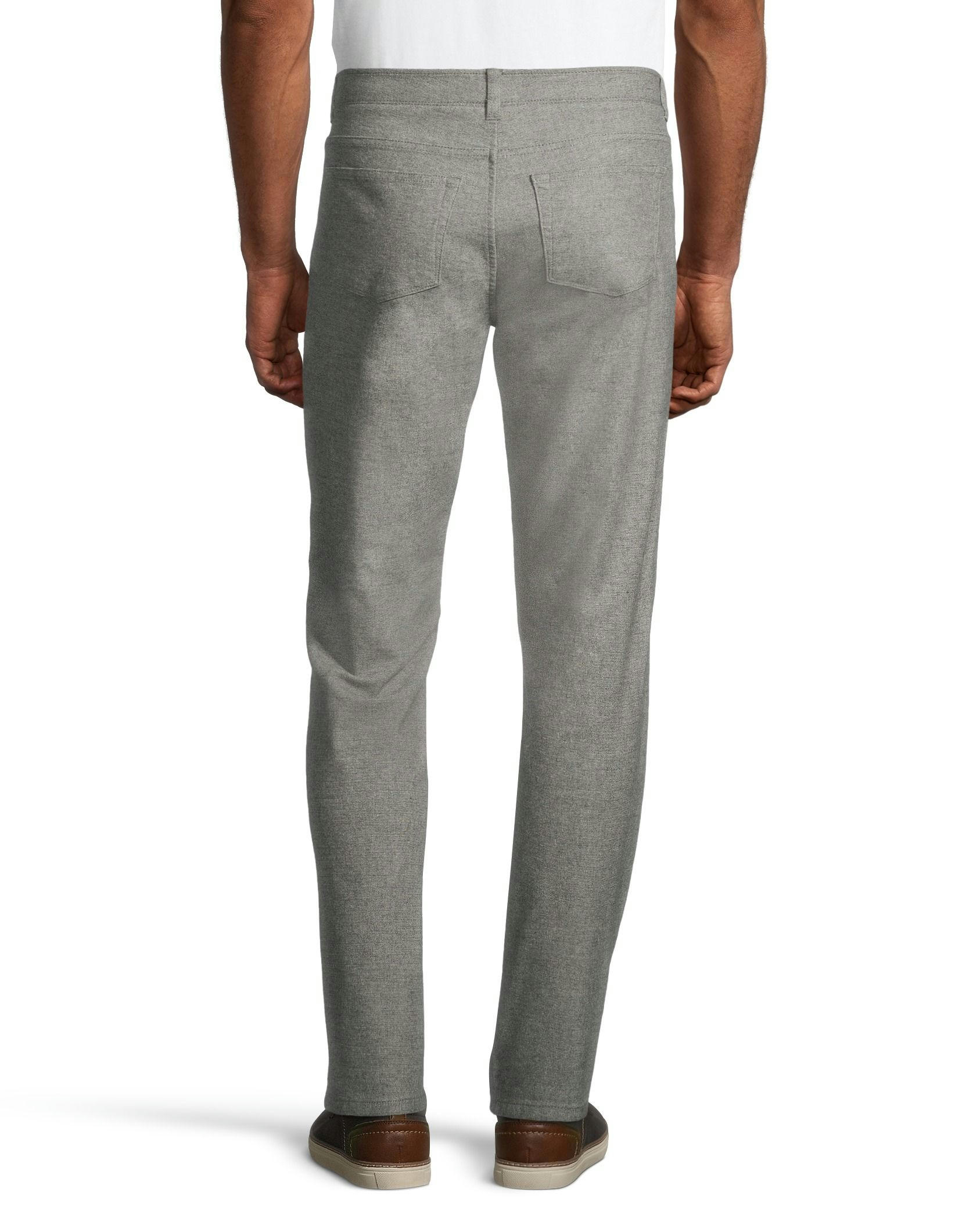 Denver Hayes Men's Stretch 5 Pocket Athletic Chinos – Brushed