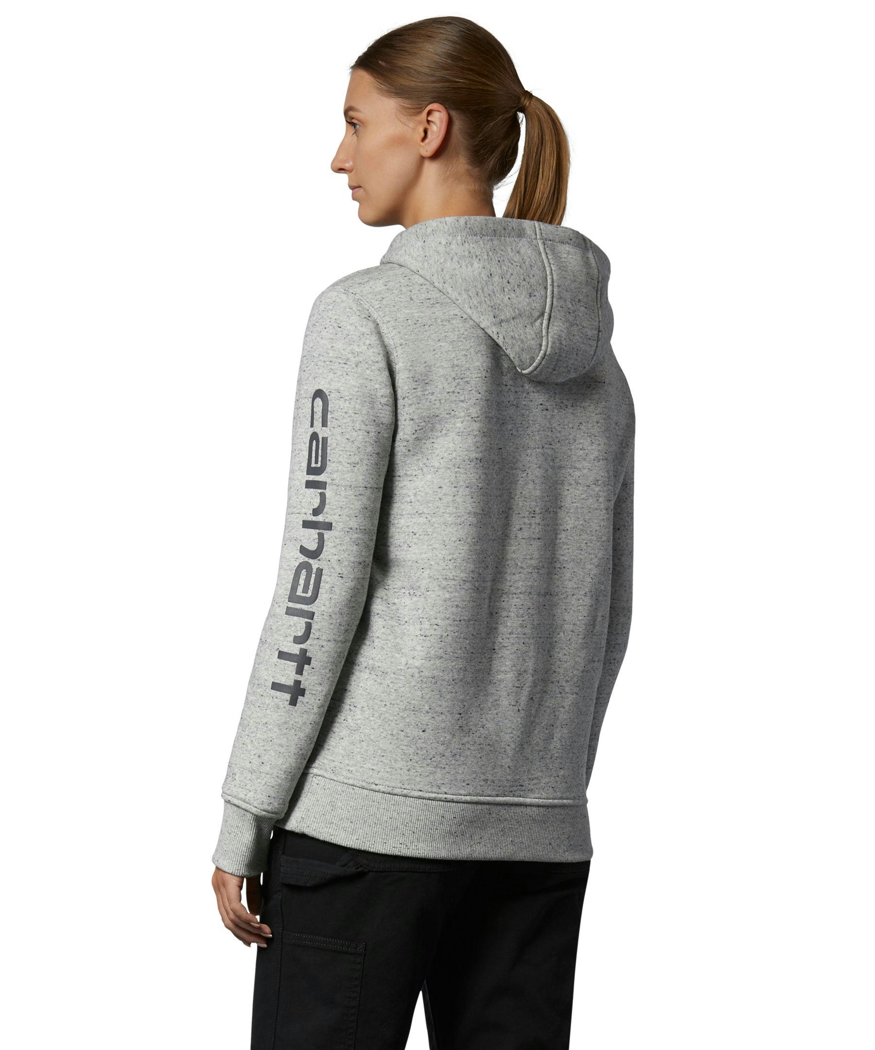 Carhartt Women's Relaxed Fit Sleeve Logo Graphic Hoodie