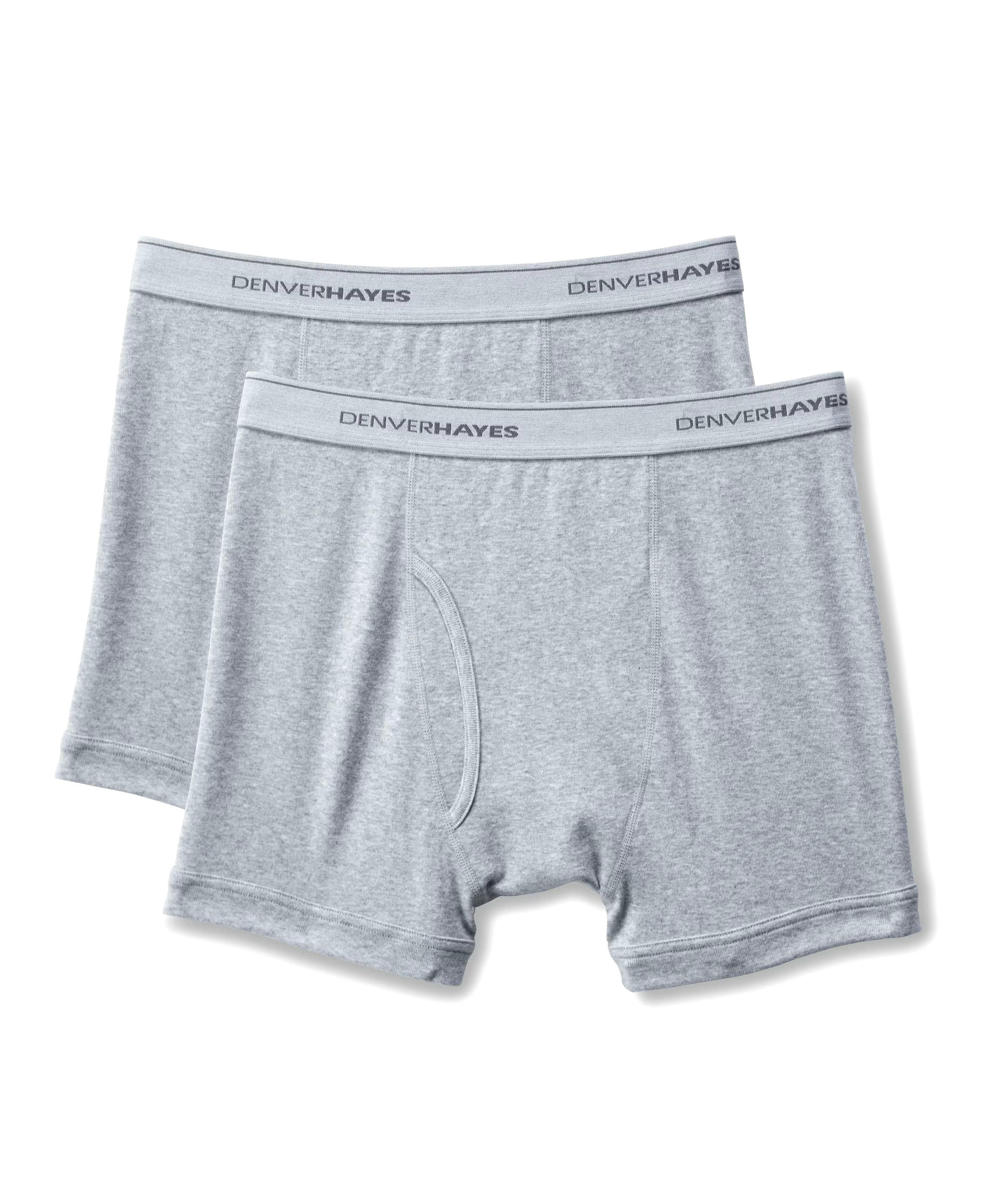 Denver Hayes Men's 2-Pack Underwear Classic Boxer Briefs
