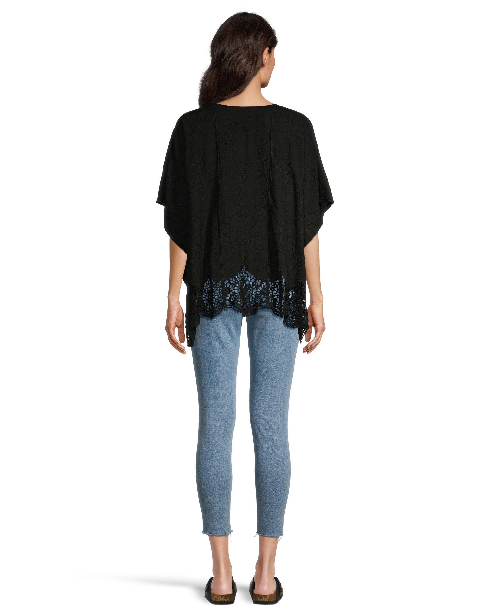 Denver Hayes Women's Lace Edge Ruana