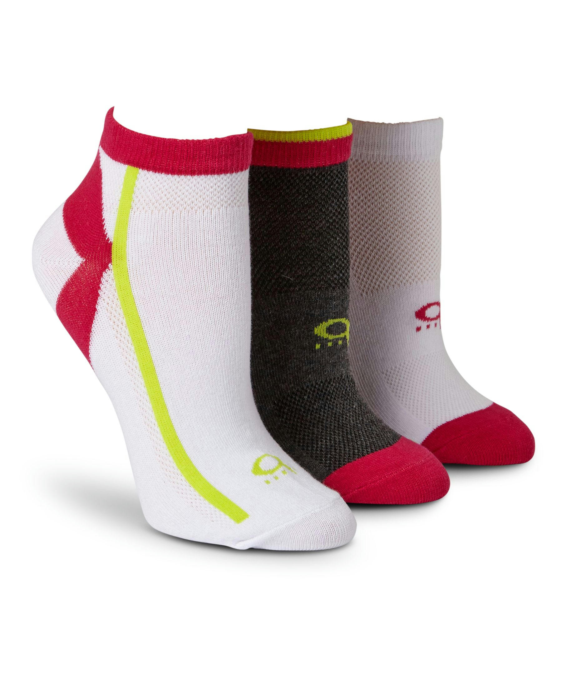 Shambhala Women's 3-Pack Mesh Ankle Sport Socks