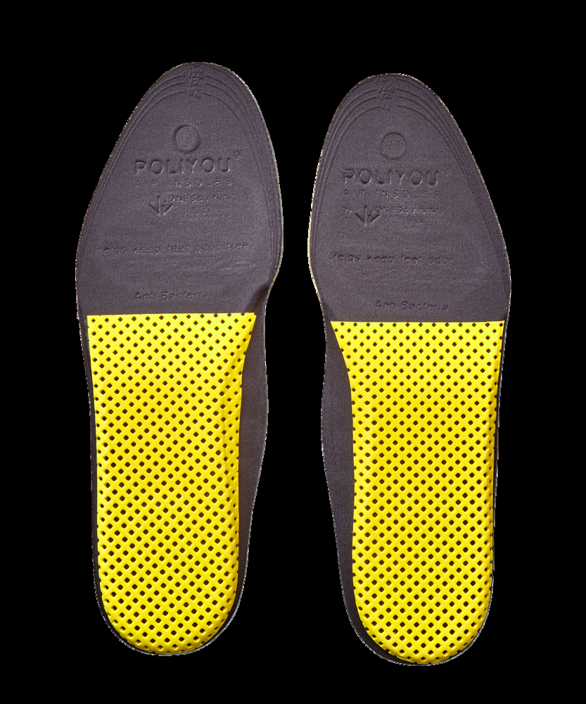 DuraCare Women's Freshtech Memory Foam Cushion Work Boot Insoles - Yellow