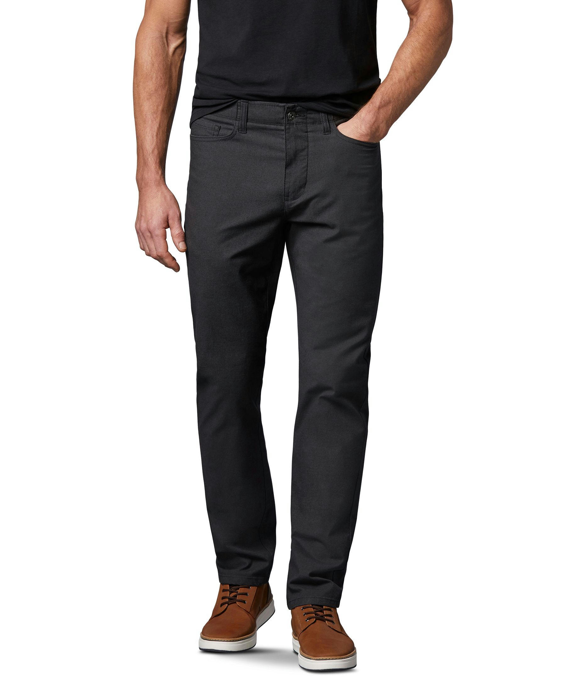 Denver Hayes Men's Stretch 5 Pocket Athletic Chino Pants