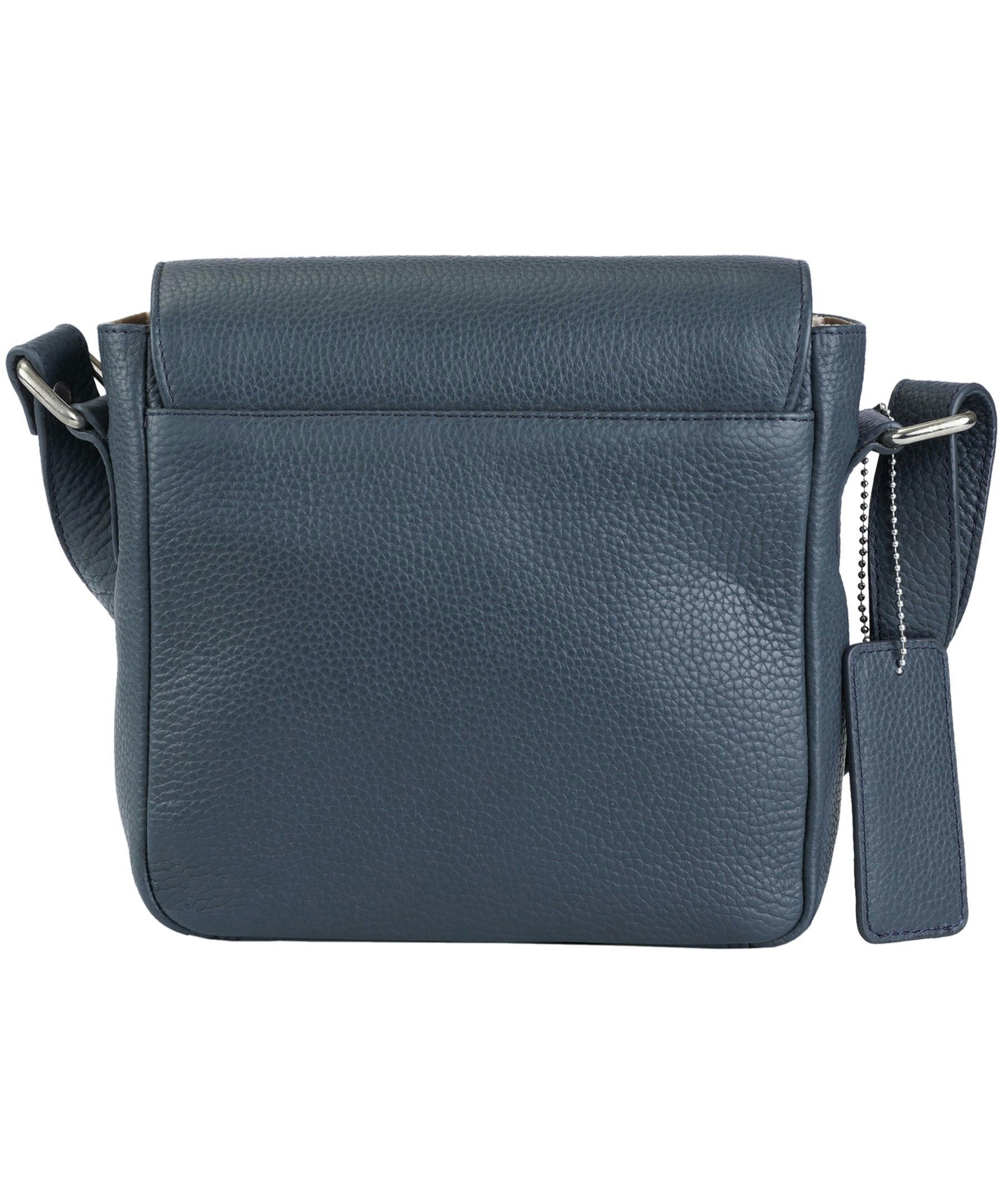 Mancini Leather Goods Women's Pebelled Page Crossbody Bag