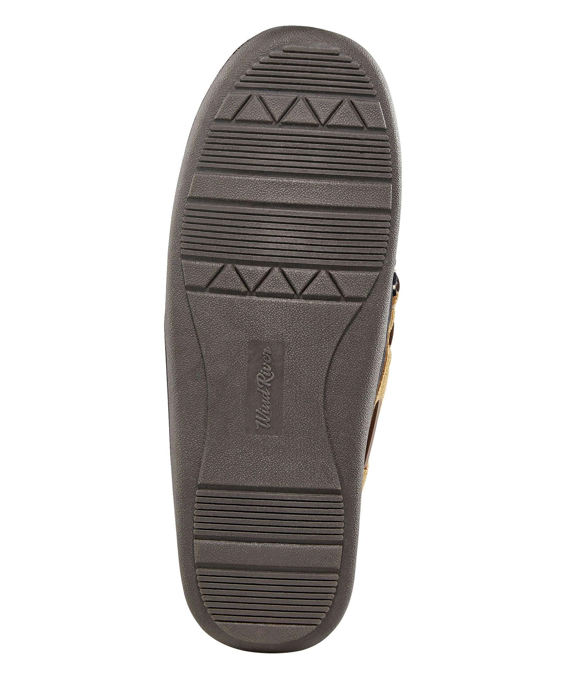 WindRiver Men's Suede Handsewn Slippers