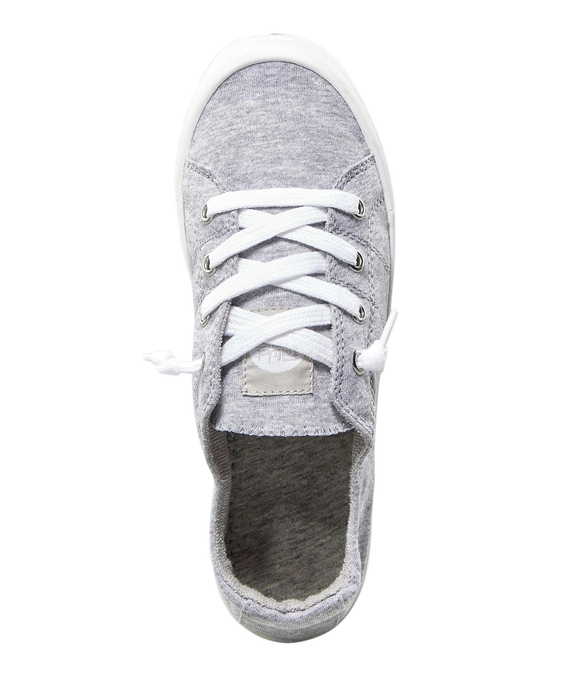 FarWest Women's Payton Slip On Elastic Back Sneakers Wide - Charcoal