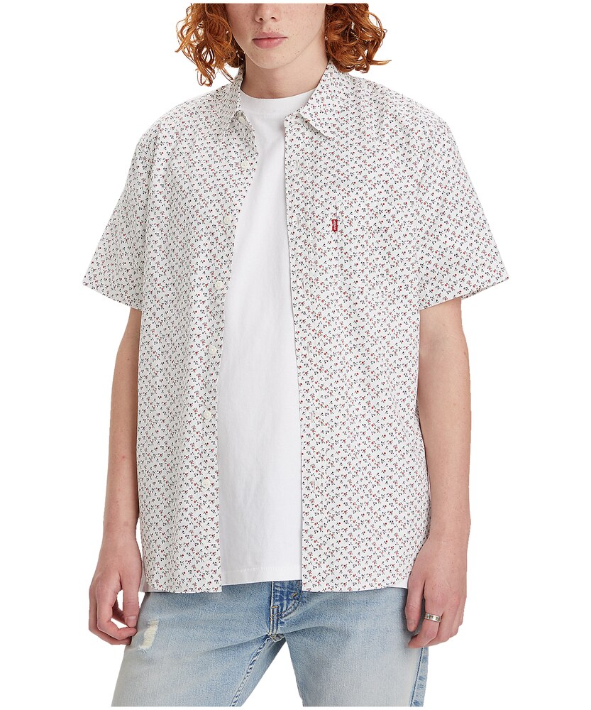 Men's Classic Button Down Short Sleeve Standard Shirt