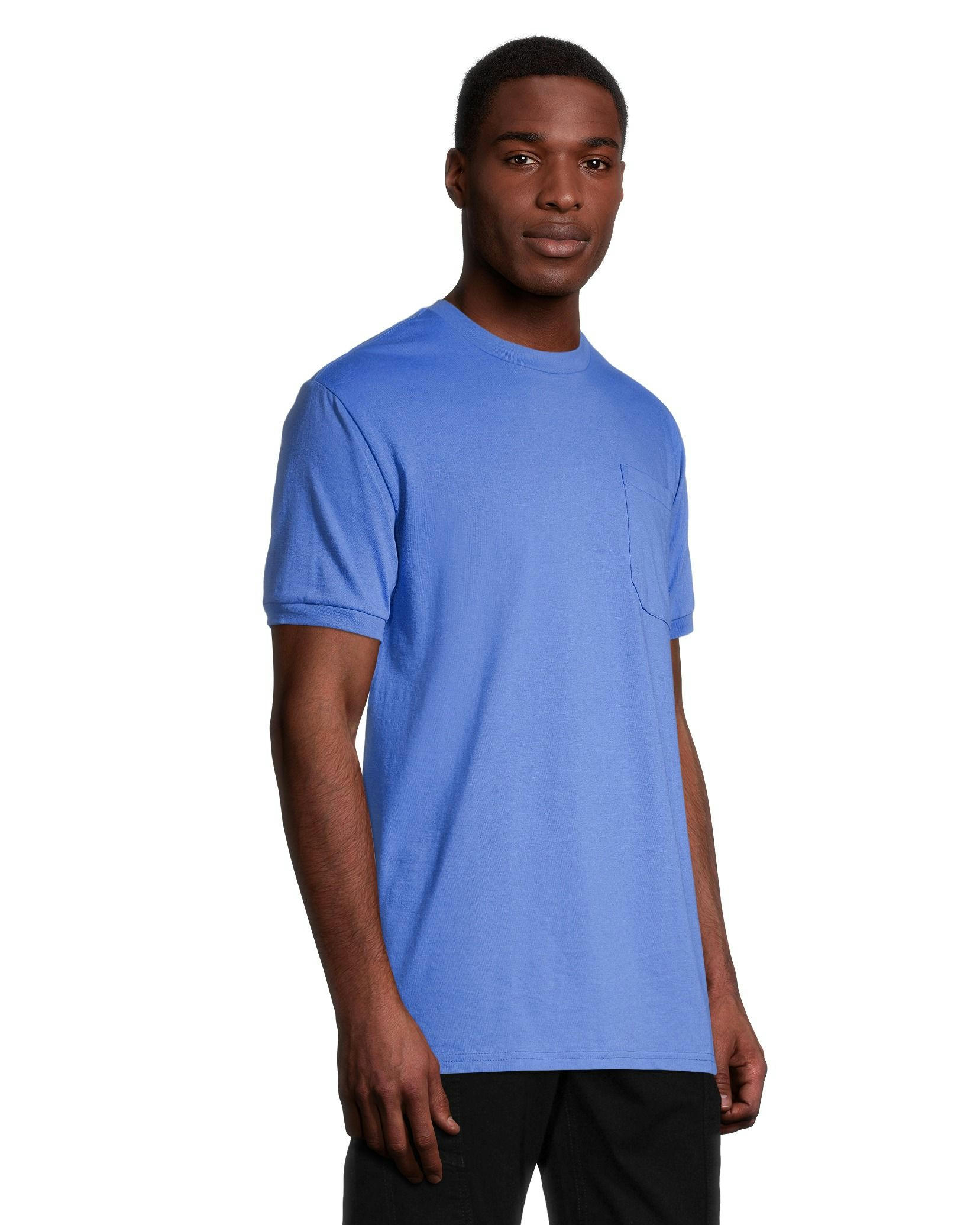 Aggressor Men's Crewneck Short Sleeve Solid Work T-Shirt With FRESHTECH