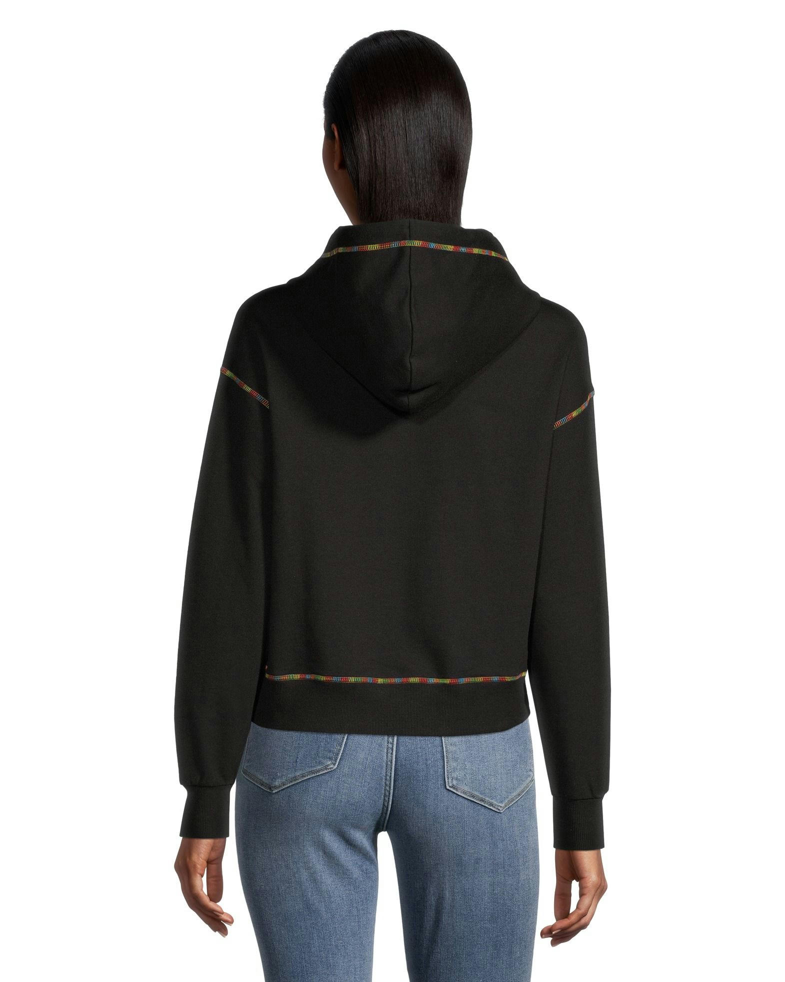Women's French Terry Cropped Hoodie Sweatshirt