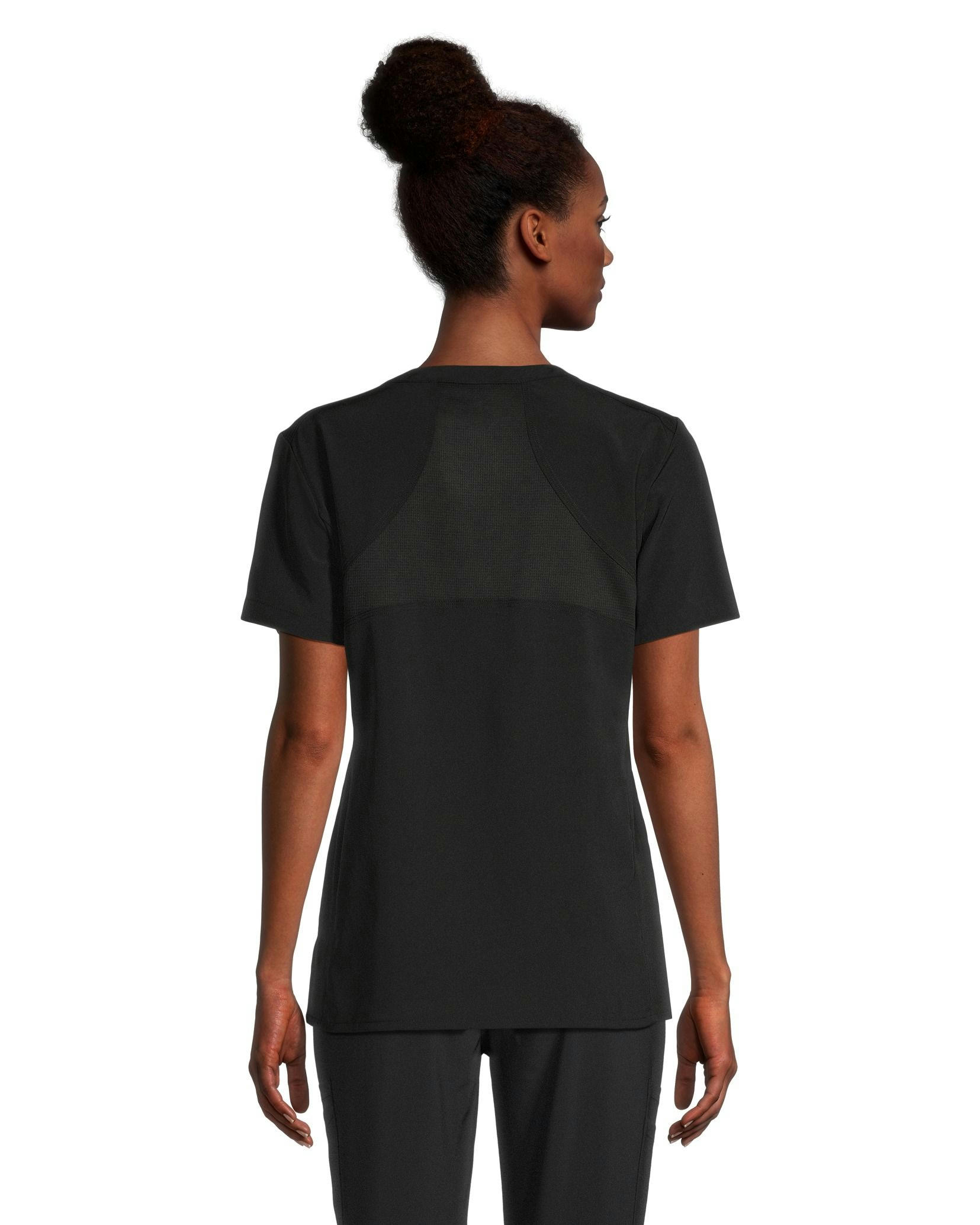 Scrubletics Women's V-Neck Short Sleeve Scrub Top