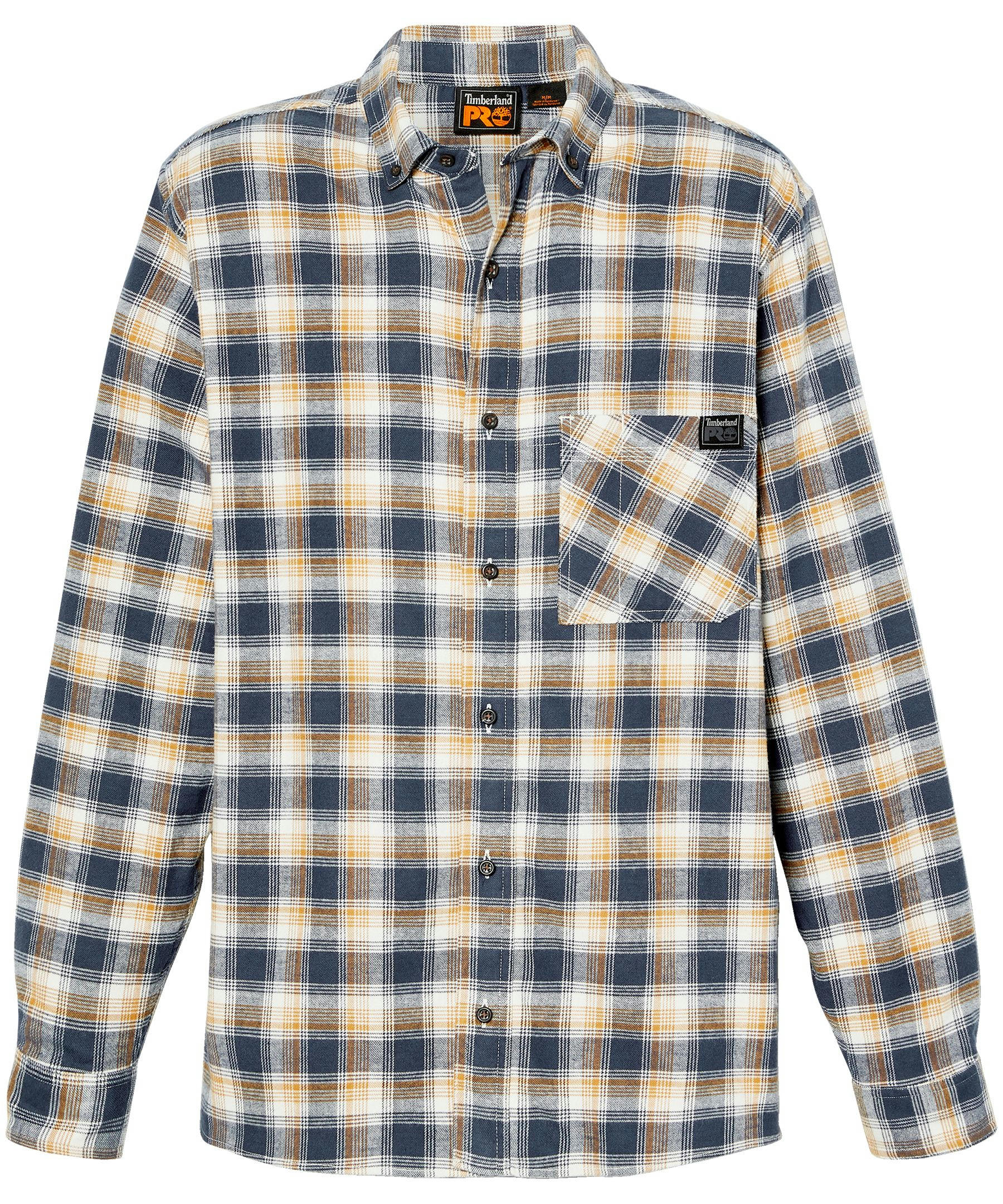 Timberland Pro Men's Woodfort Lightweight Long Sleeve Original Fit Flannel Shirt