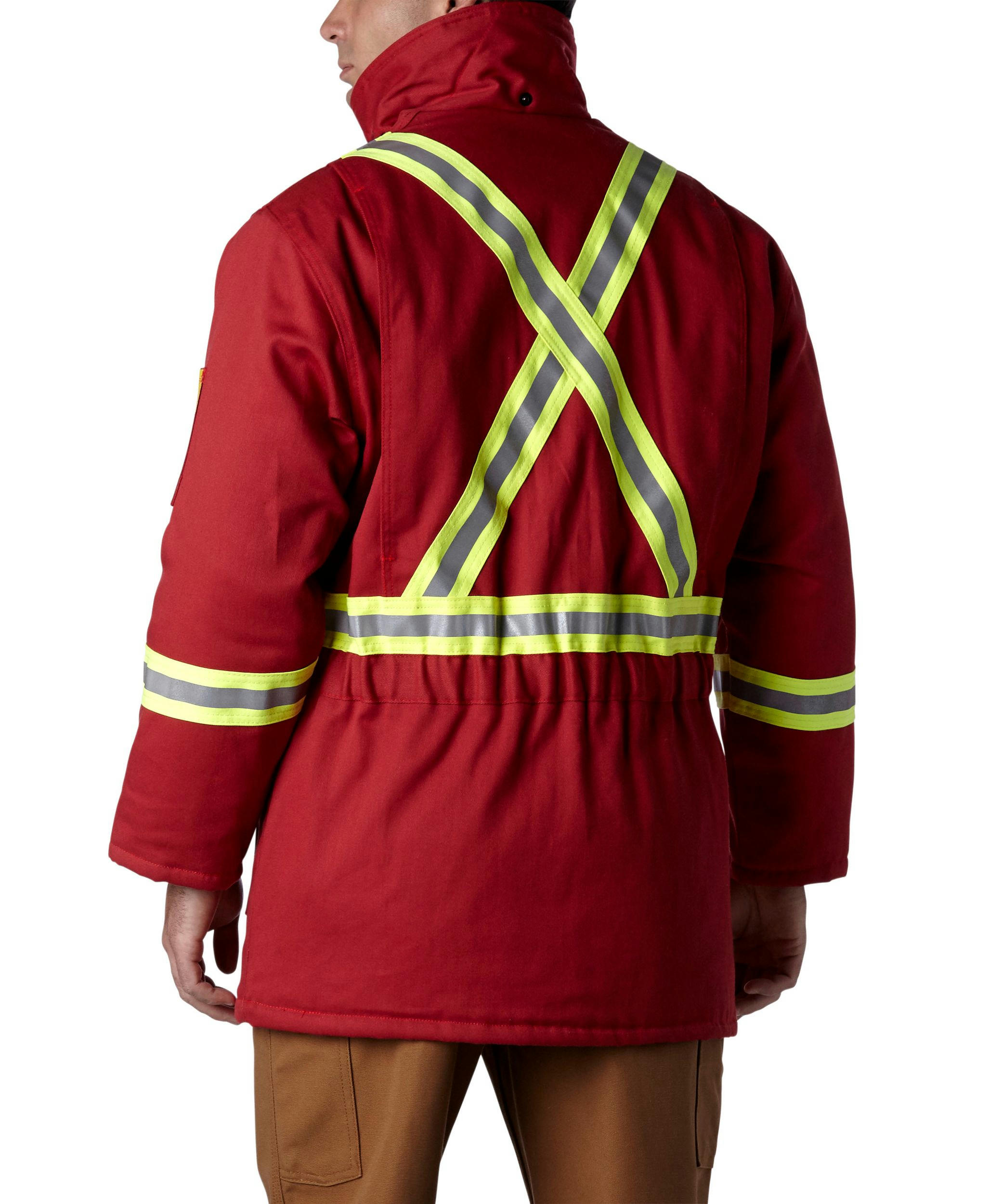 Firewall Men's FR Striped Insulated Parka Jacket