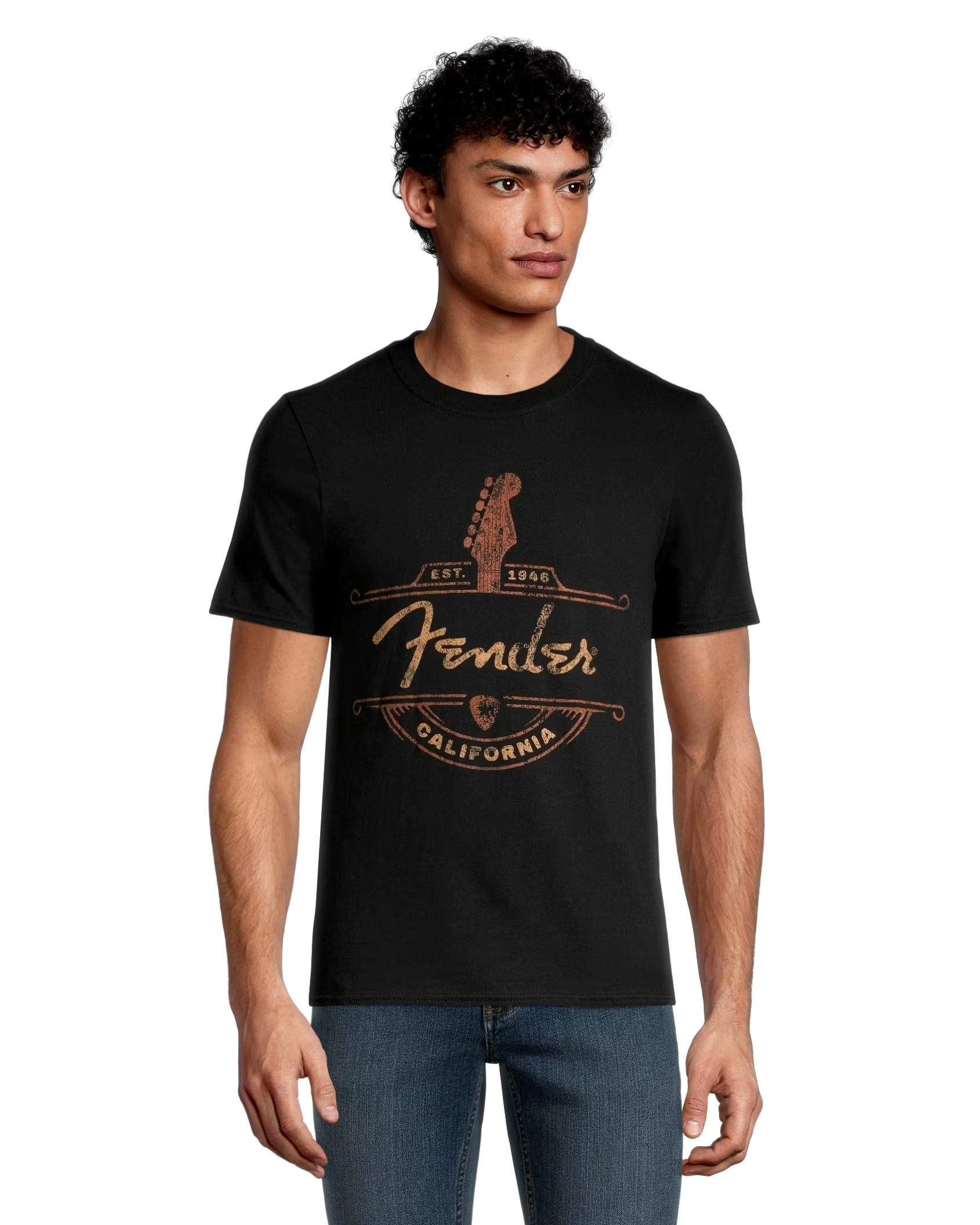 Logo T-Shirt Men's Fender California Crewneck Graphic T Shirt