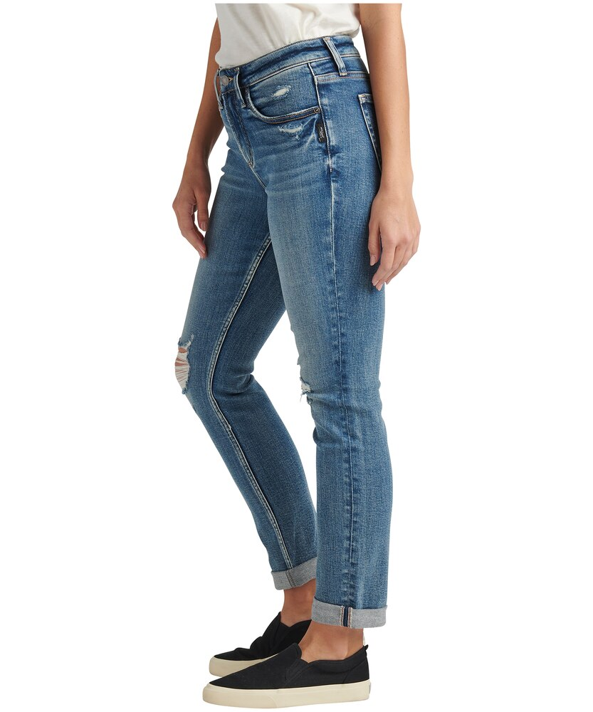 Silver Women's Beau Mid Rise Slim Leg Jeans