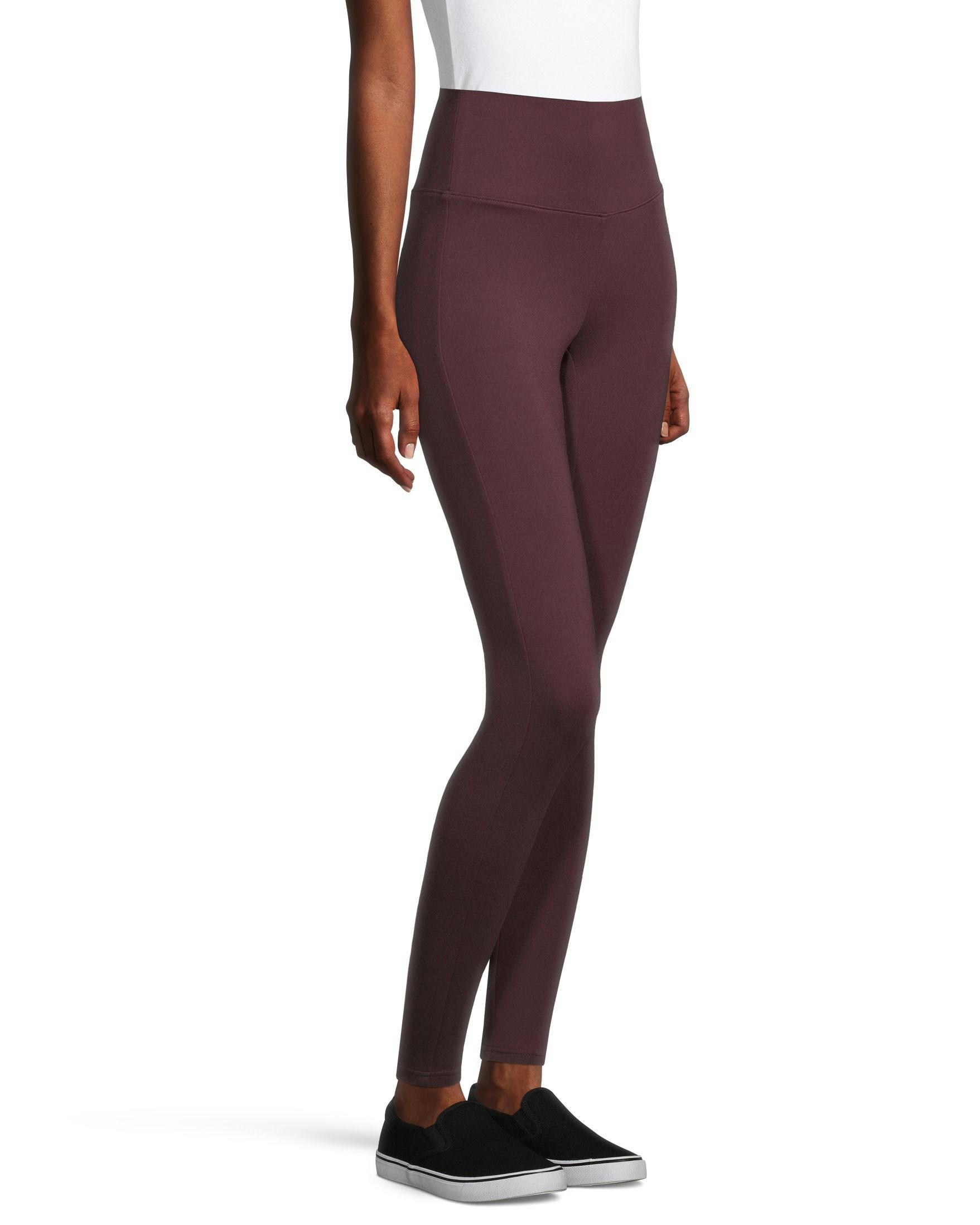 Denver Hayes Women's High Rise Curve-Tech Tummy Control Ponte Leggings