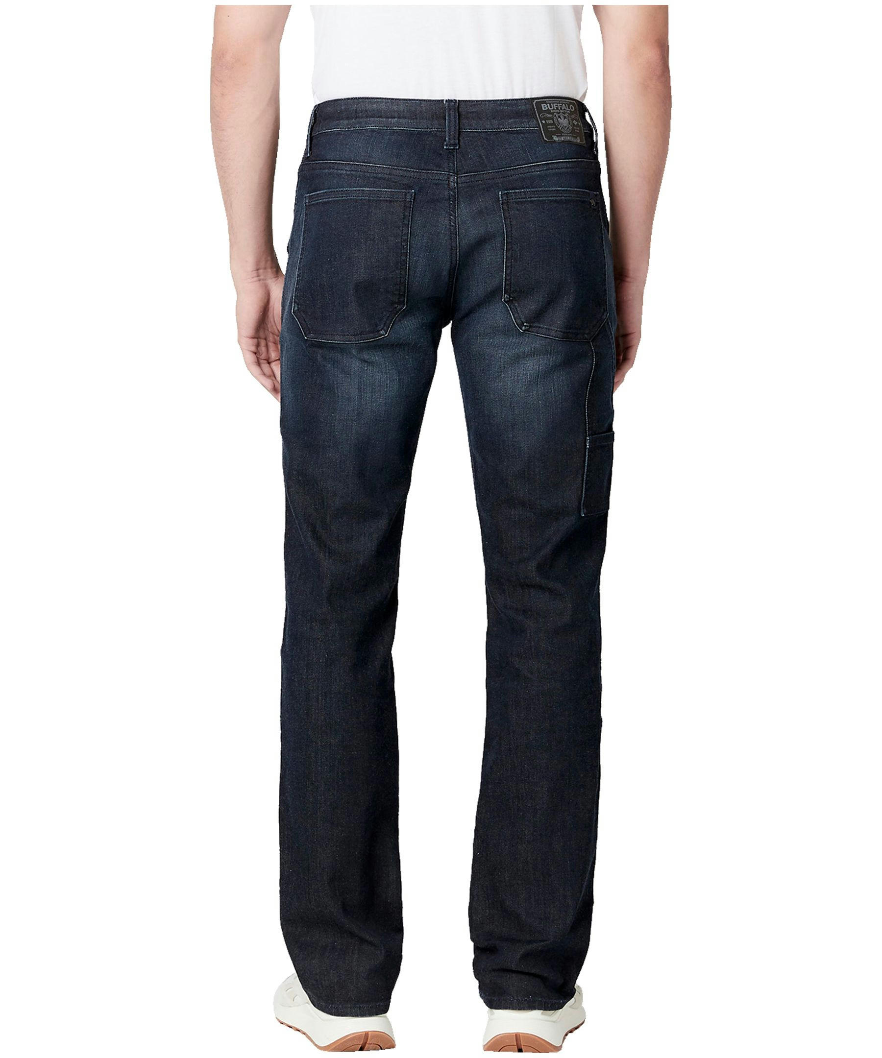 Buffalo Men's Driven Relaxed Straight Leg Stretch Denim Jeans