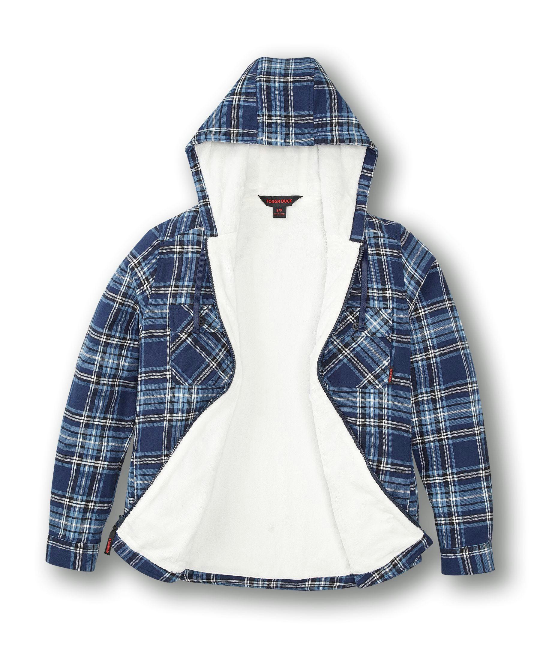 Tough Duck Women's Plush Pile-Lined Flannel Jacket