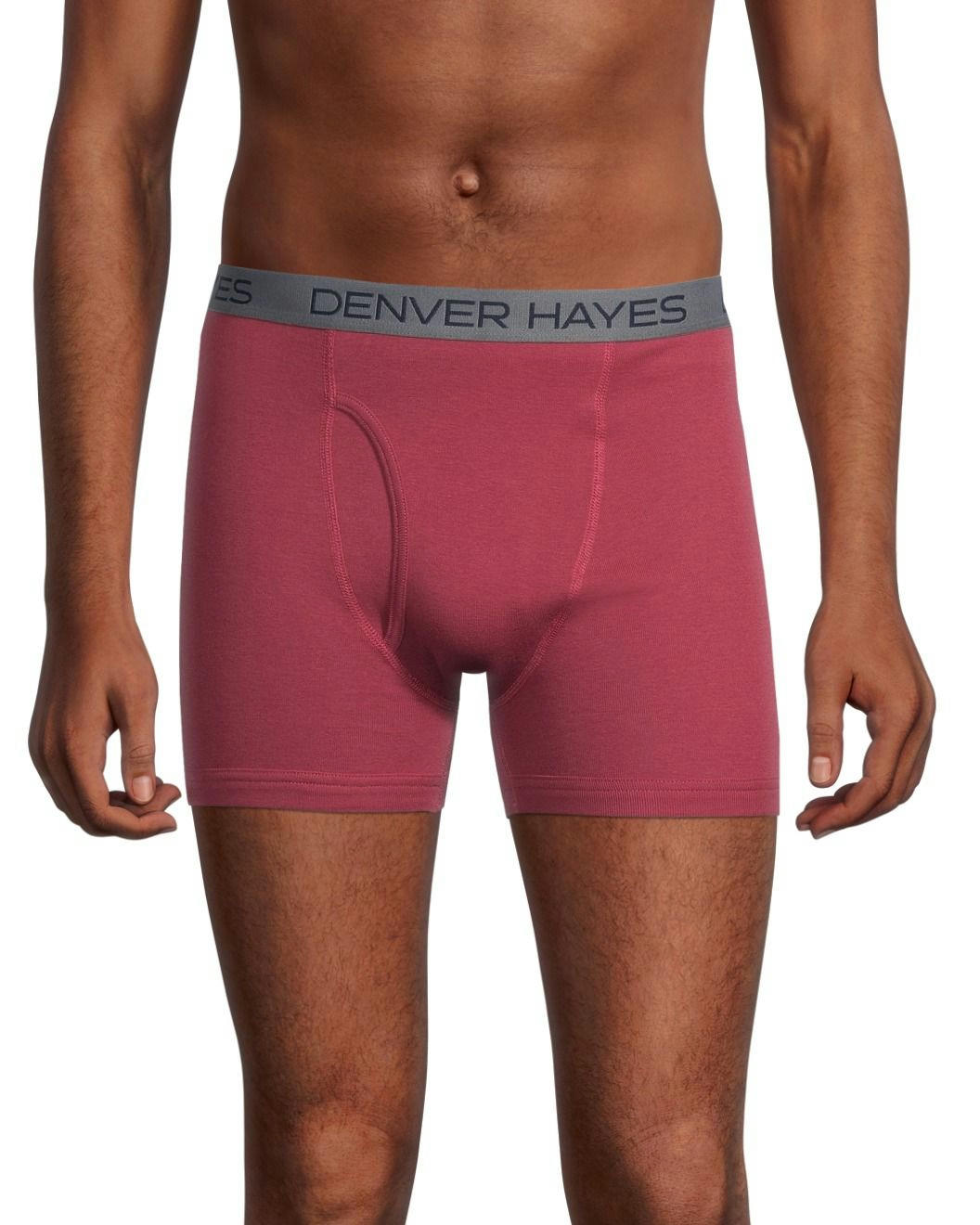 Denver Hayes Men's 3 Pack Solid Boxer Briefs