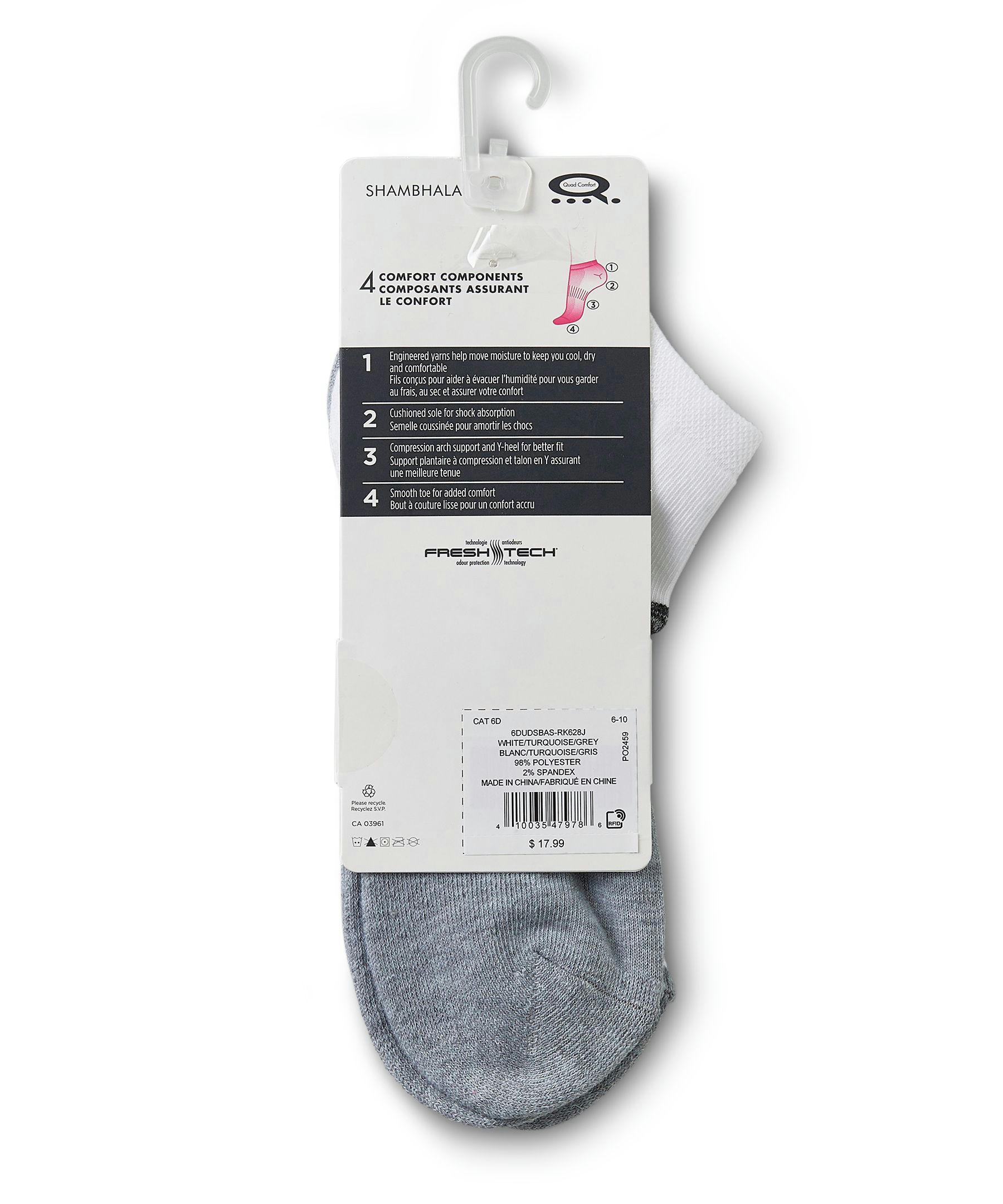 Shambhala Women's 3-Pack Low Cut Sport Socks