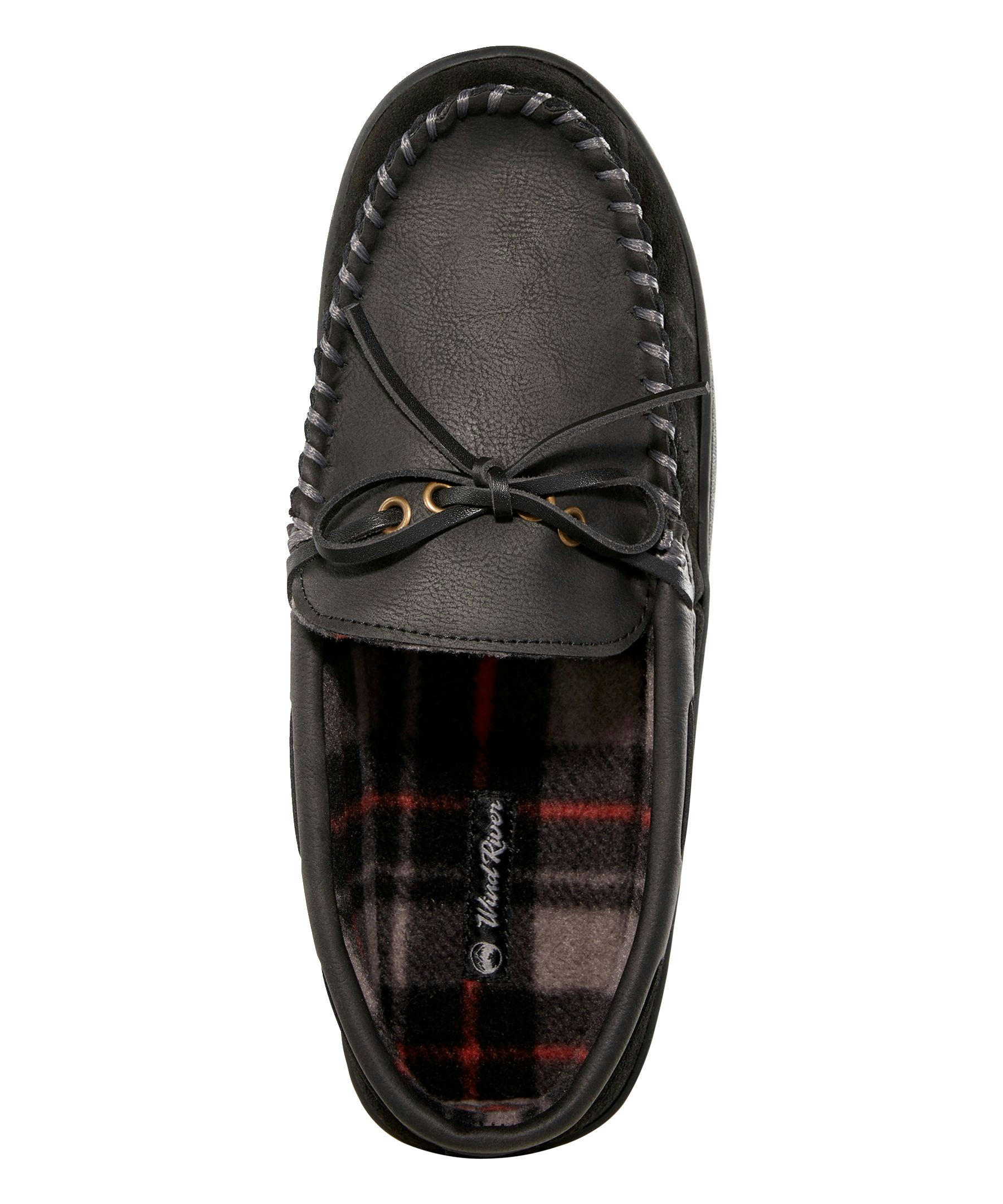 WindRiver Men's Suede Handsewn Slippers