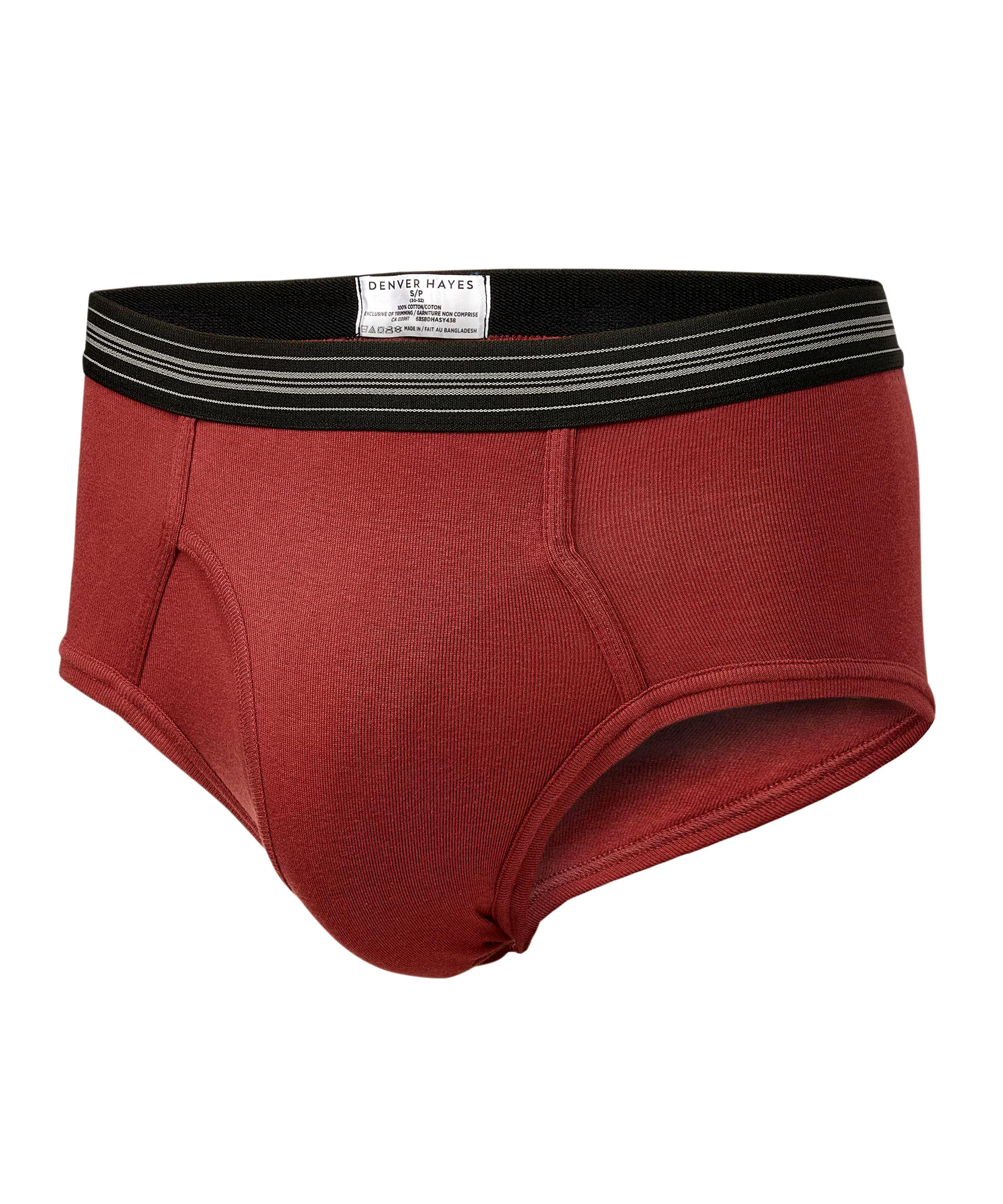 Denver Hayes Men's 3 Pack Basic Briefs Underwear